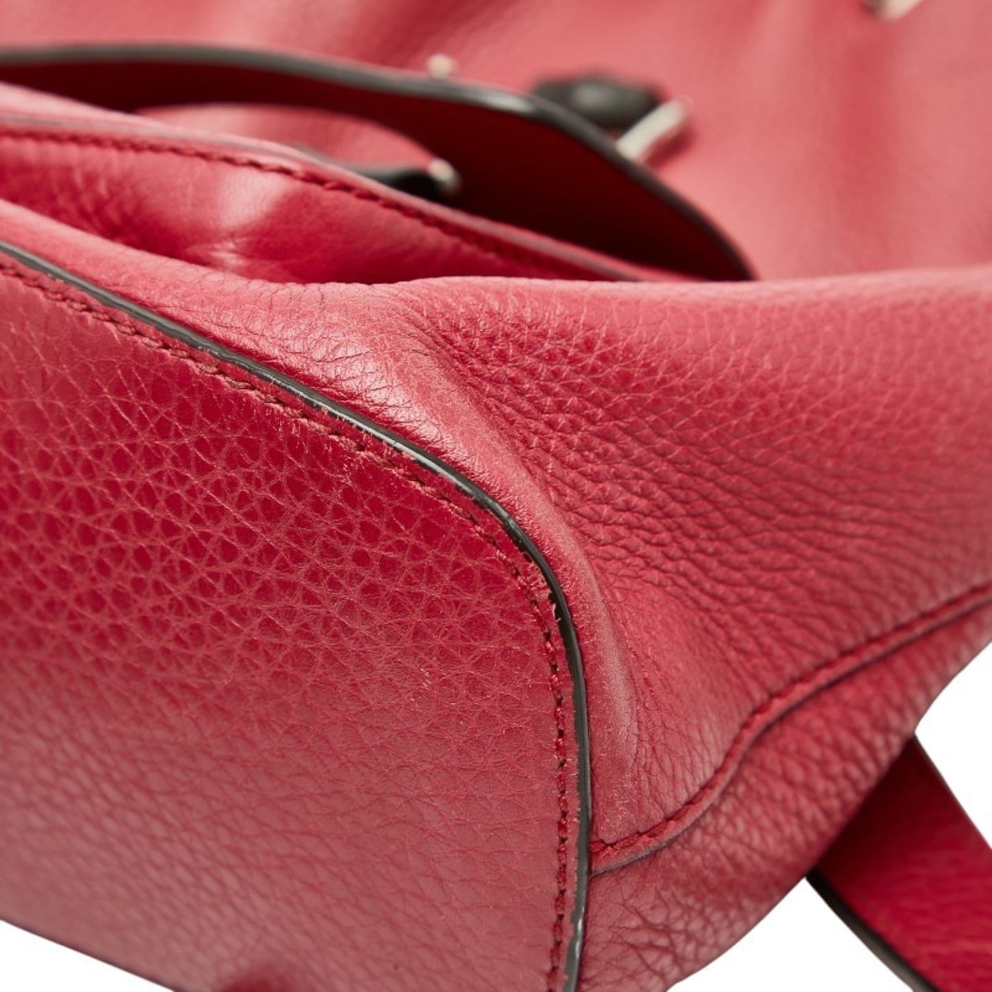 Gucci Red Color Leather Backpack ( )