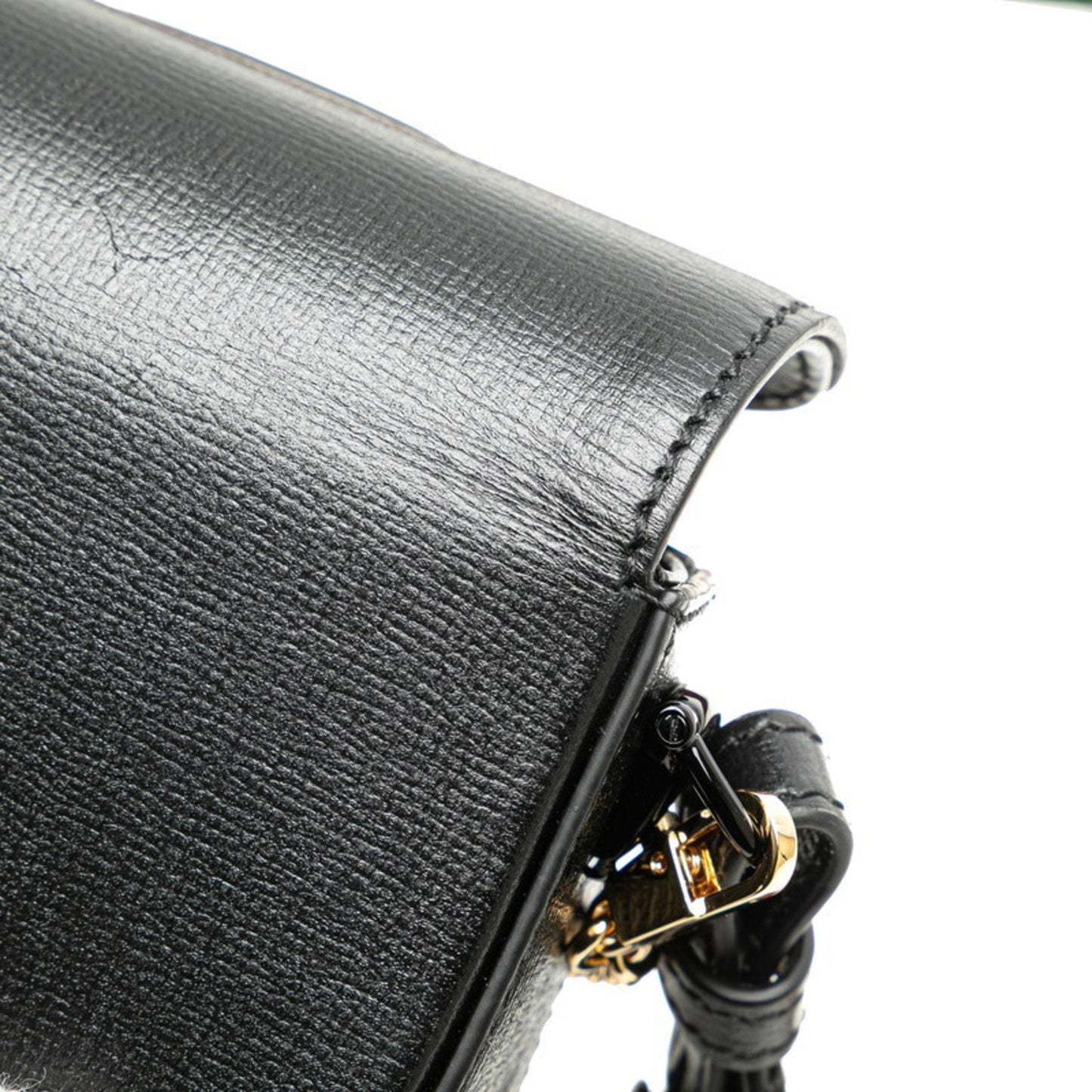 Gucci Black Pvc Leather Shoulder Bag ( )