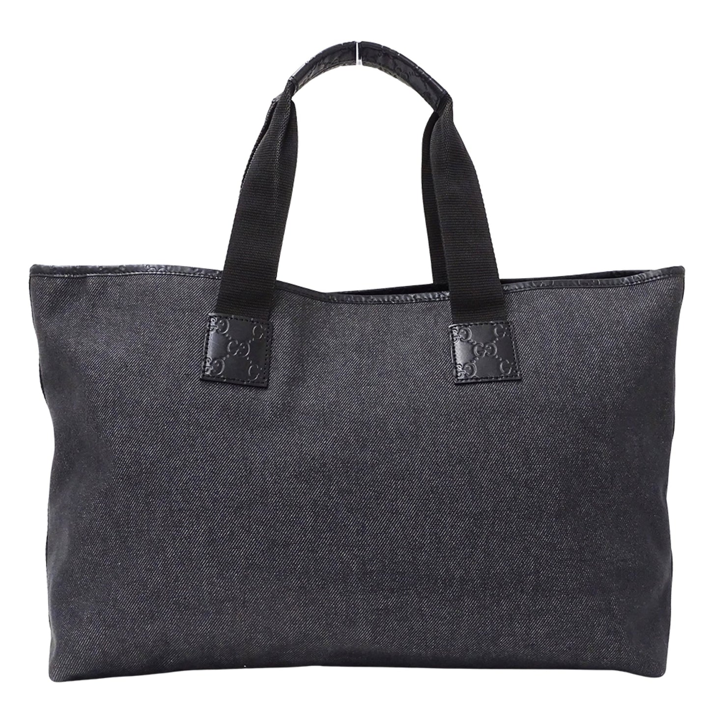 Gucci Black Denim Tote Bag ( )
