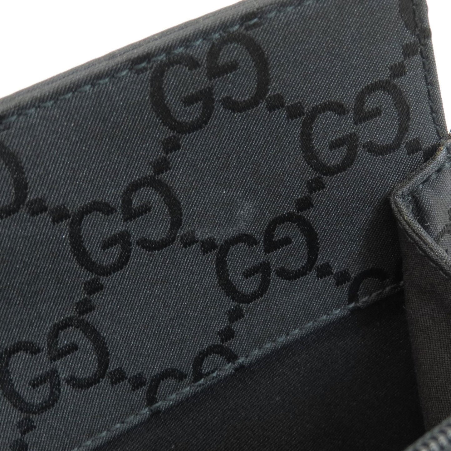 Gucci Black Nylon Canvas Briefcase Handbag ( )