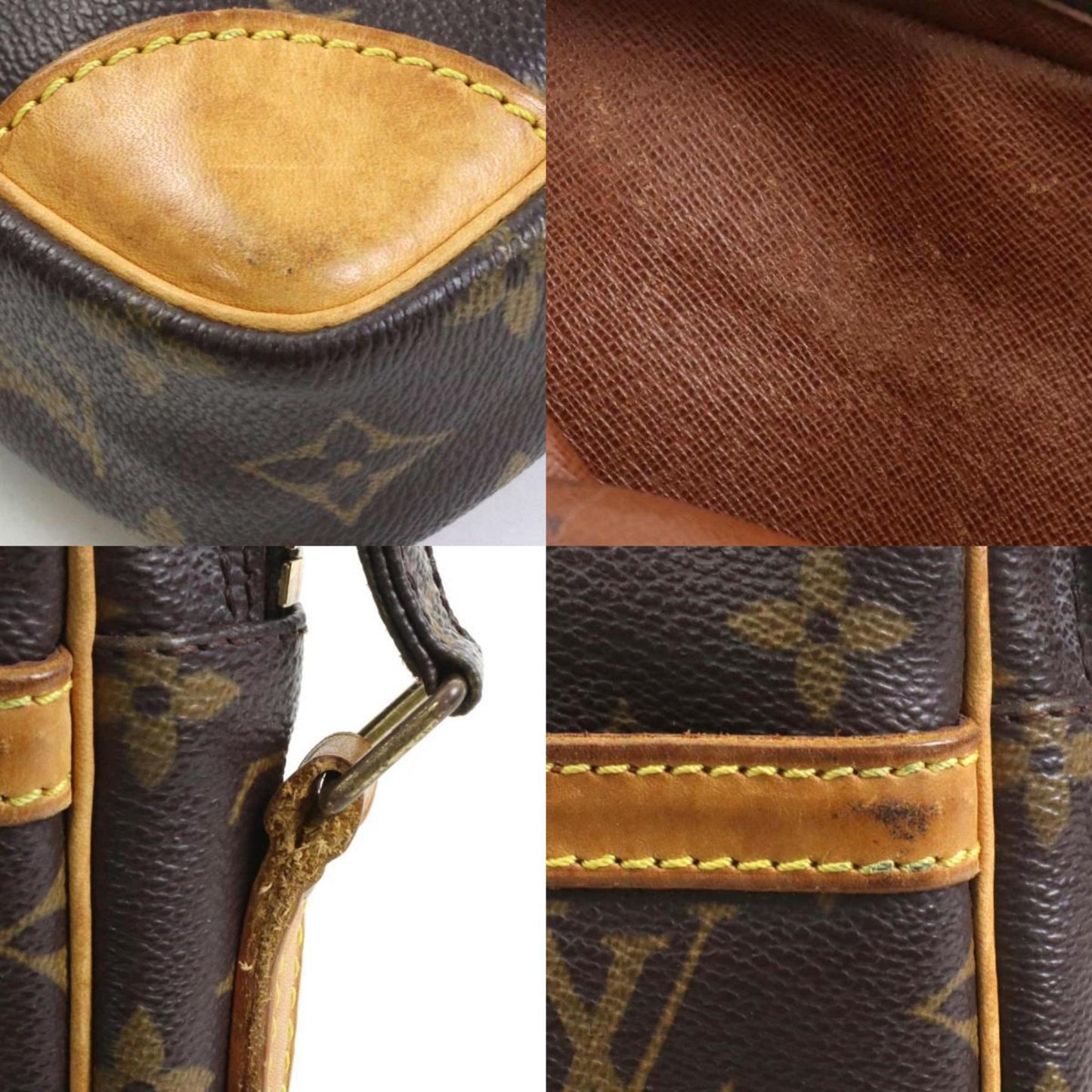 LOUIS VUITTON Crossbody Shoulder Bag Monogram Danube Canvas Brown Unisex