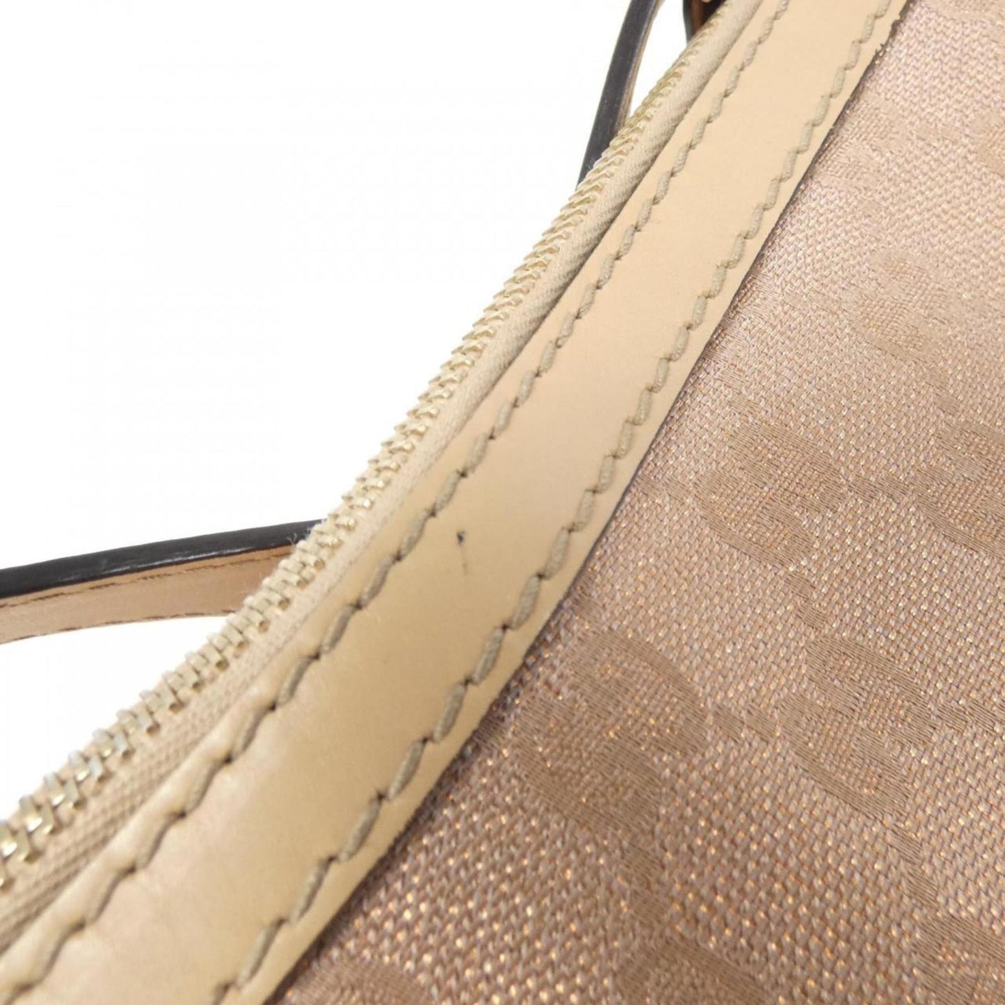 Gucci Leather Canvas Shoulder Bag