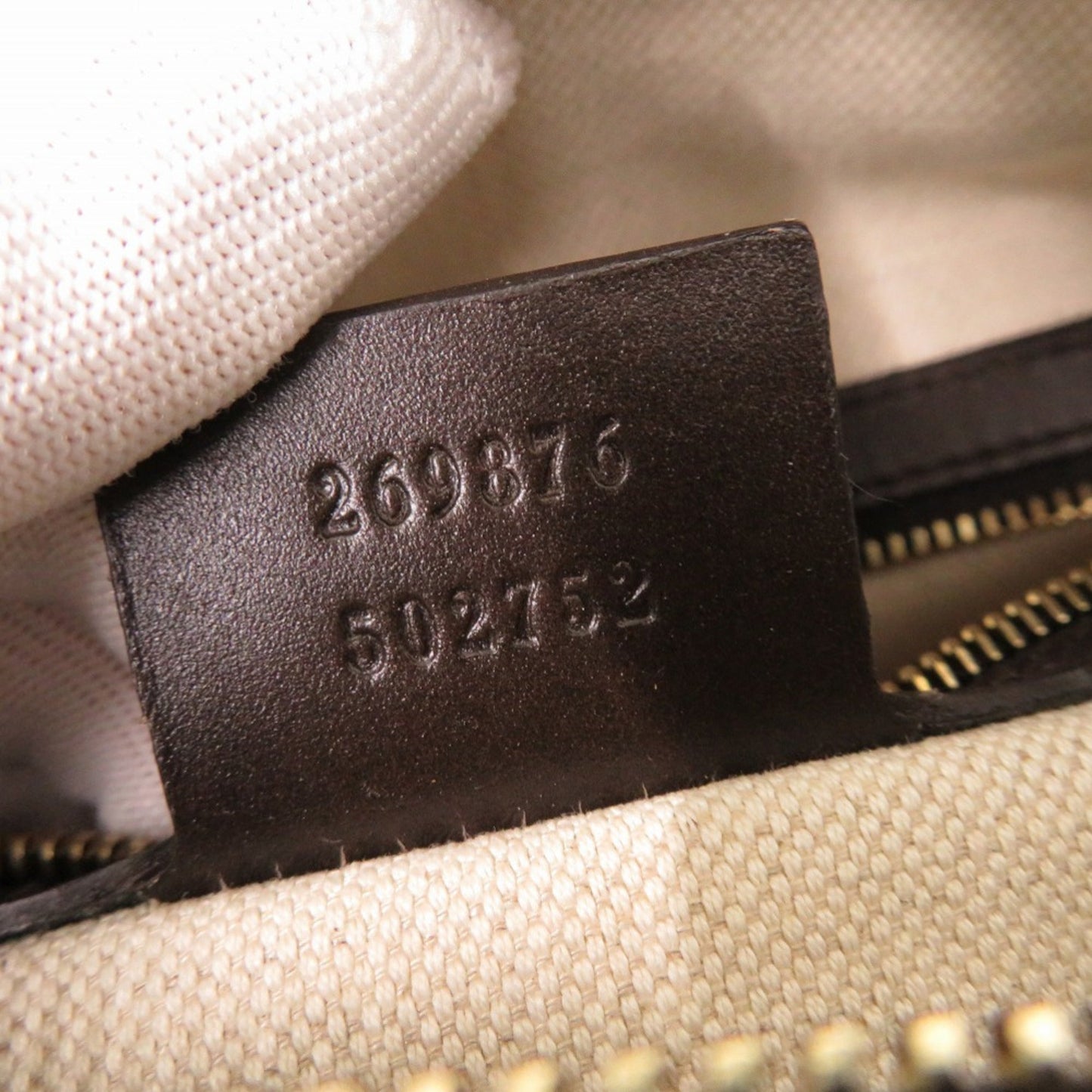 Gucci Beige Gg Canvas Handbag ( )
