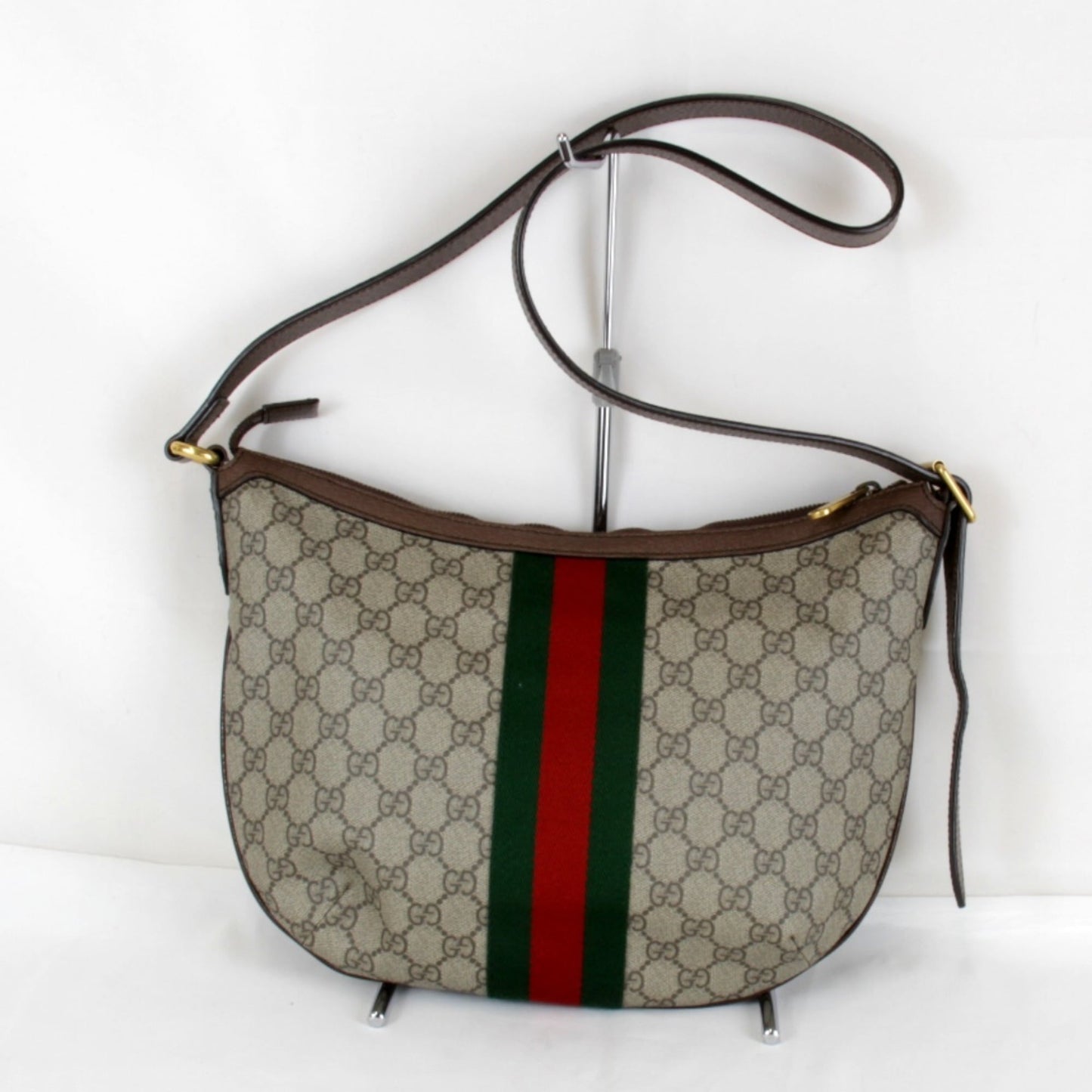 Gucci Ophidia Brown Gg Supreme Shoulder Bag ( )