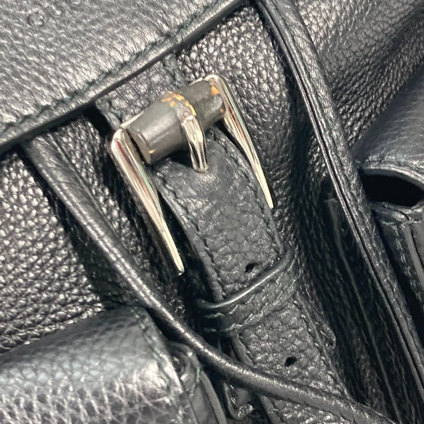 Gucci Black Leather Backpack ( )