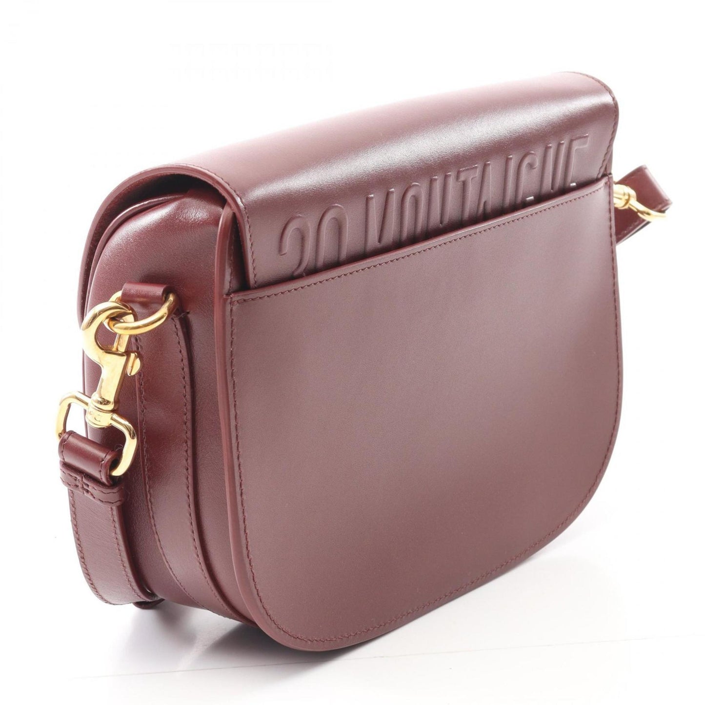 Christian Dior Bordeaux Leather Shoulder Bag ()