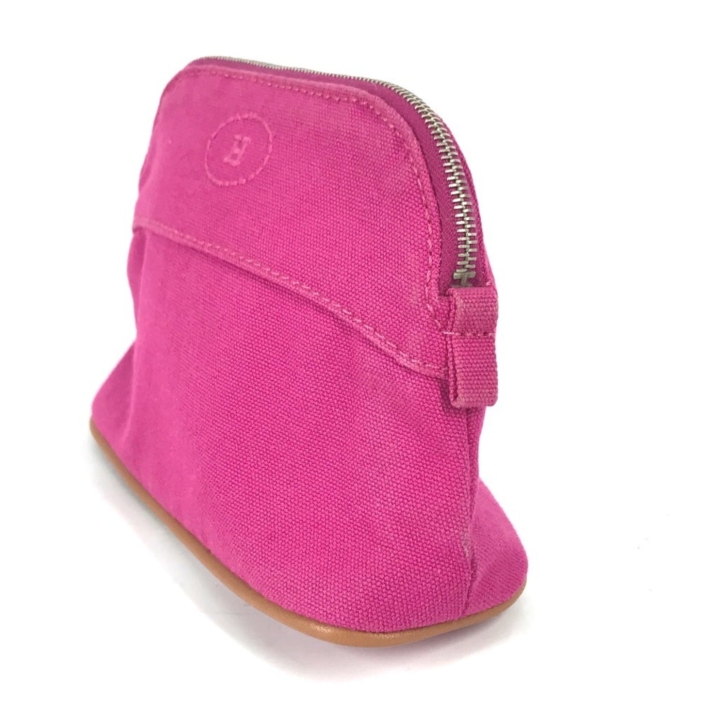Hermes Pink Canvas Pouch ( )