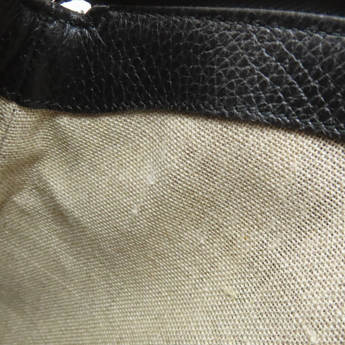 Gucci Black Leather Handbag ( )