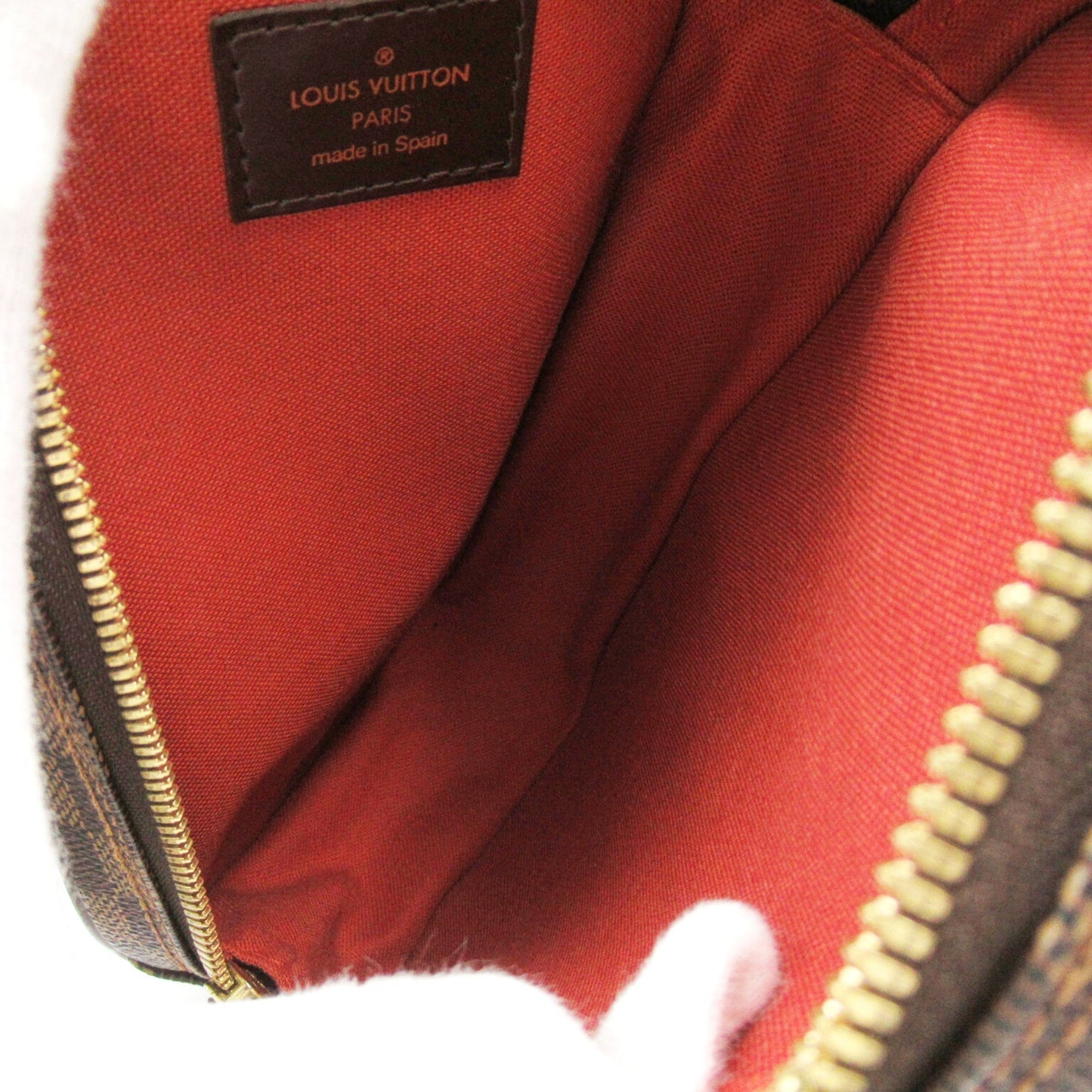 LOUIS VUITTON Pochette/Gange special order Brown Damier PVC coated canvas Clutch