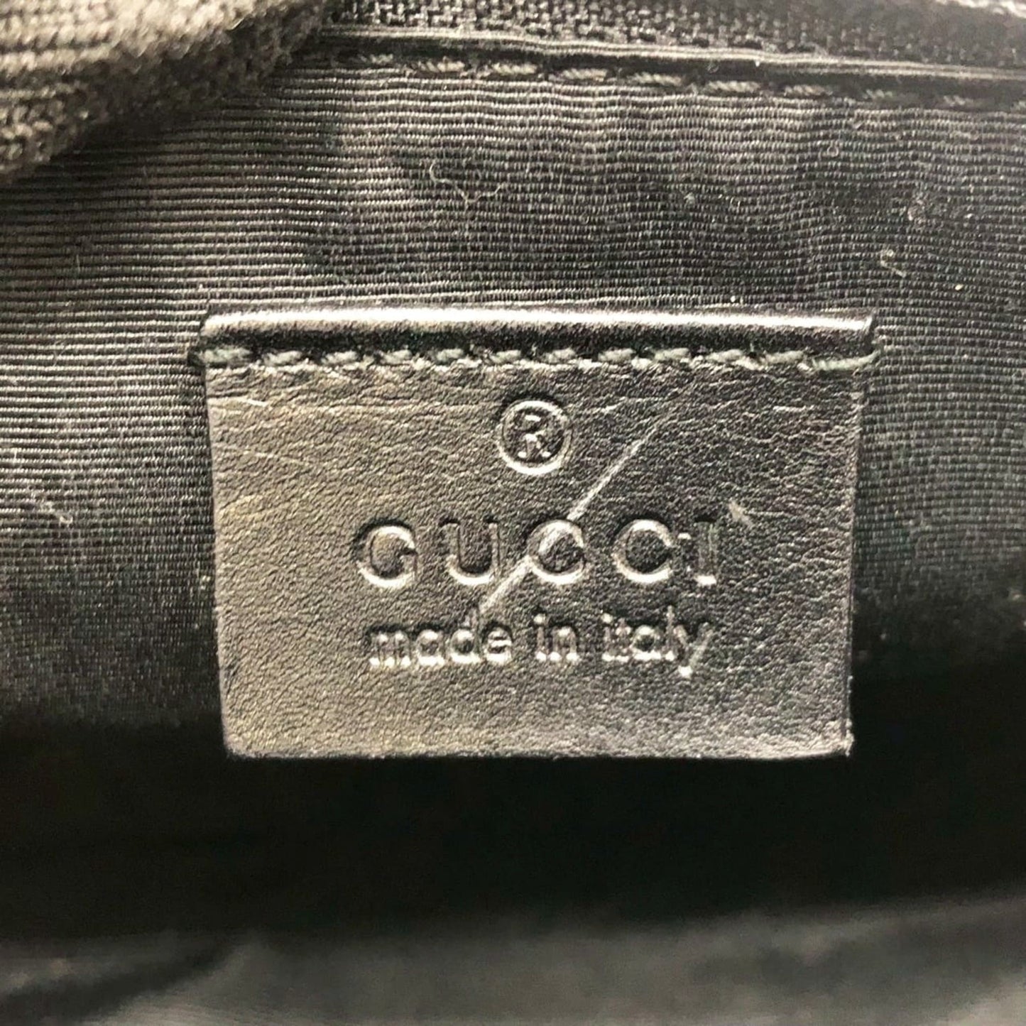 Gucci Black Canvas Handbag ( )