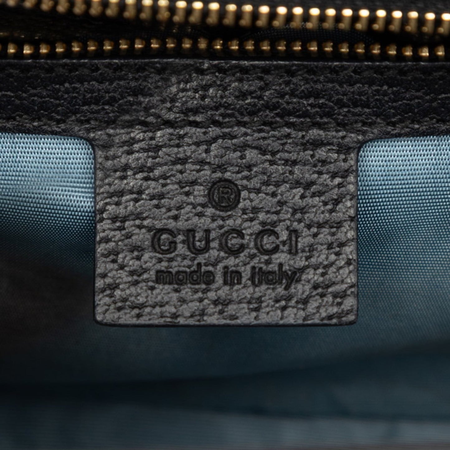 Gucci Black Multi-Color Leather Handbag ( )