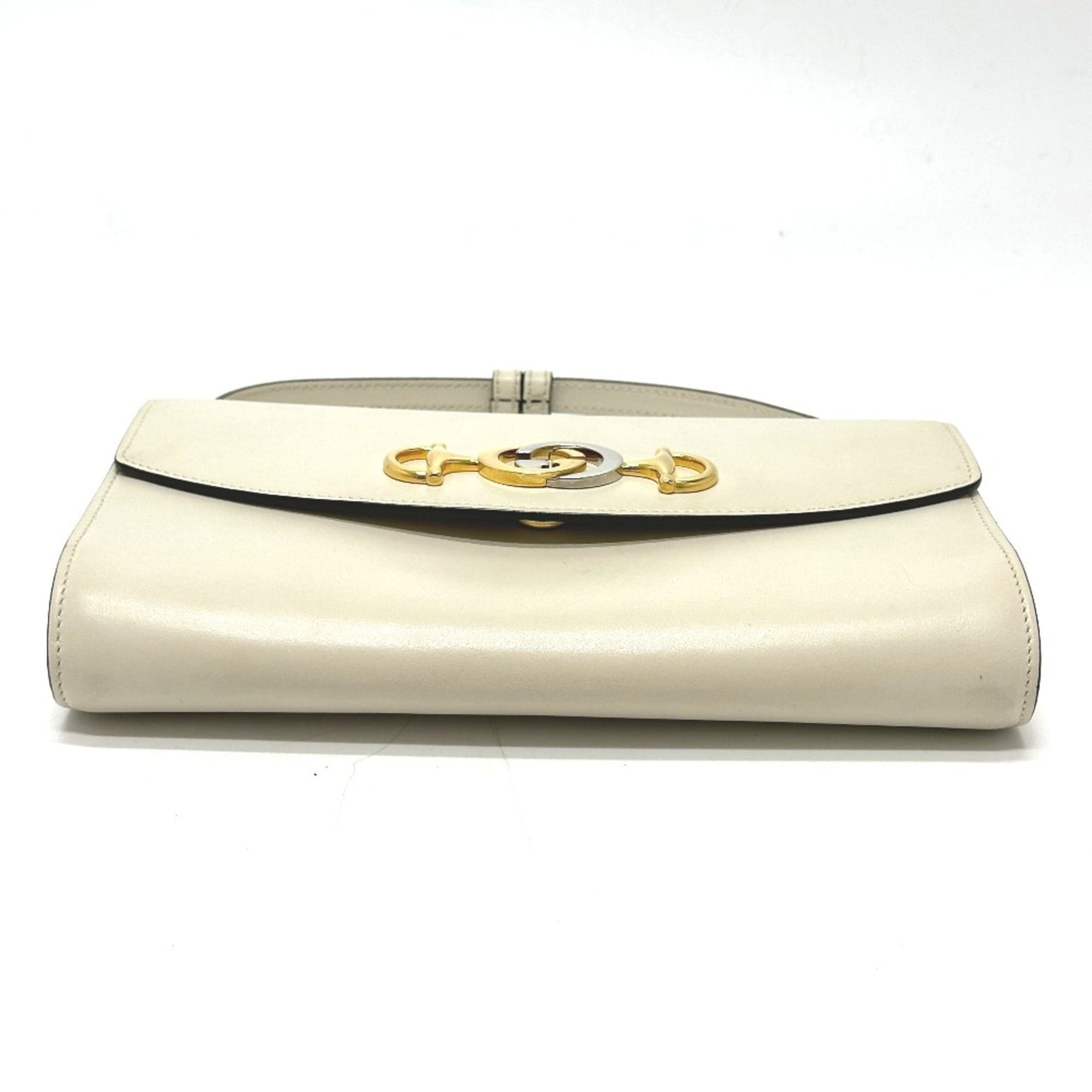 Gucci White Leather Shoulder Bag ( )