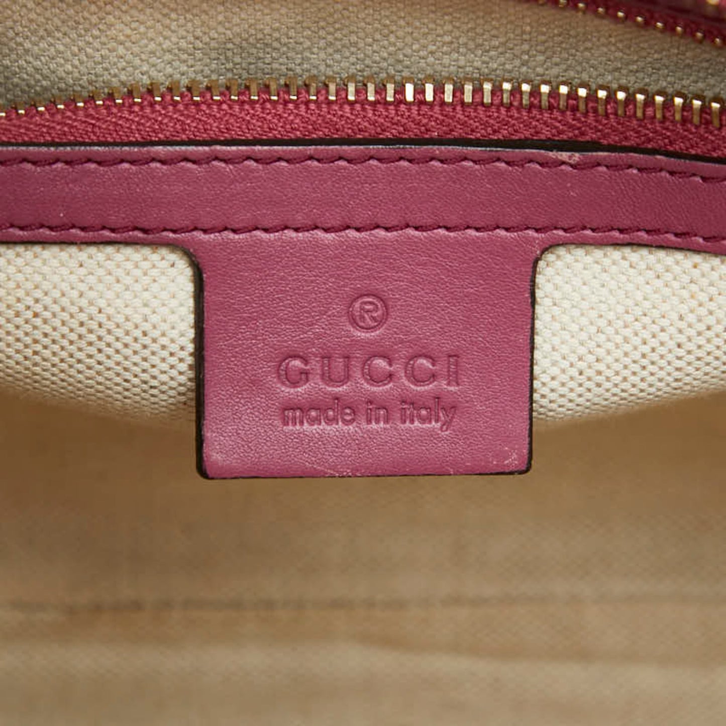 Gucci Purple Leather Handbag Shoulder Bag ( )