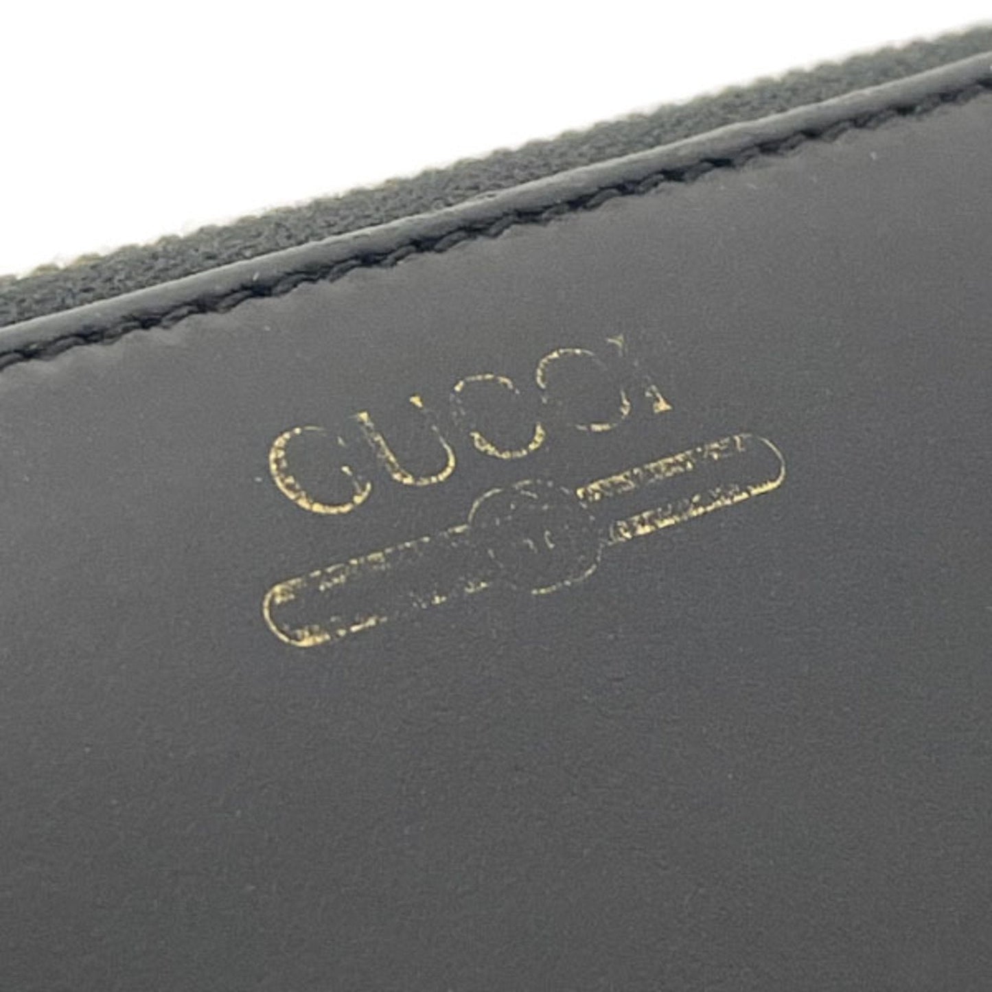 Gucci Black Leather Long Wallet (Bi-Fold) ( )