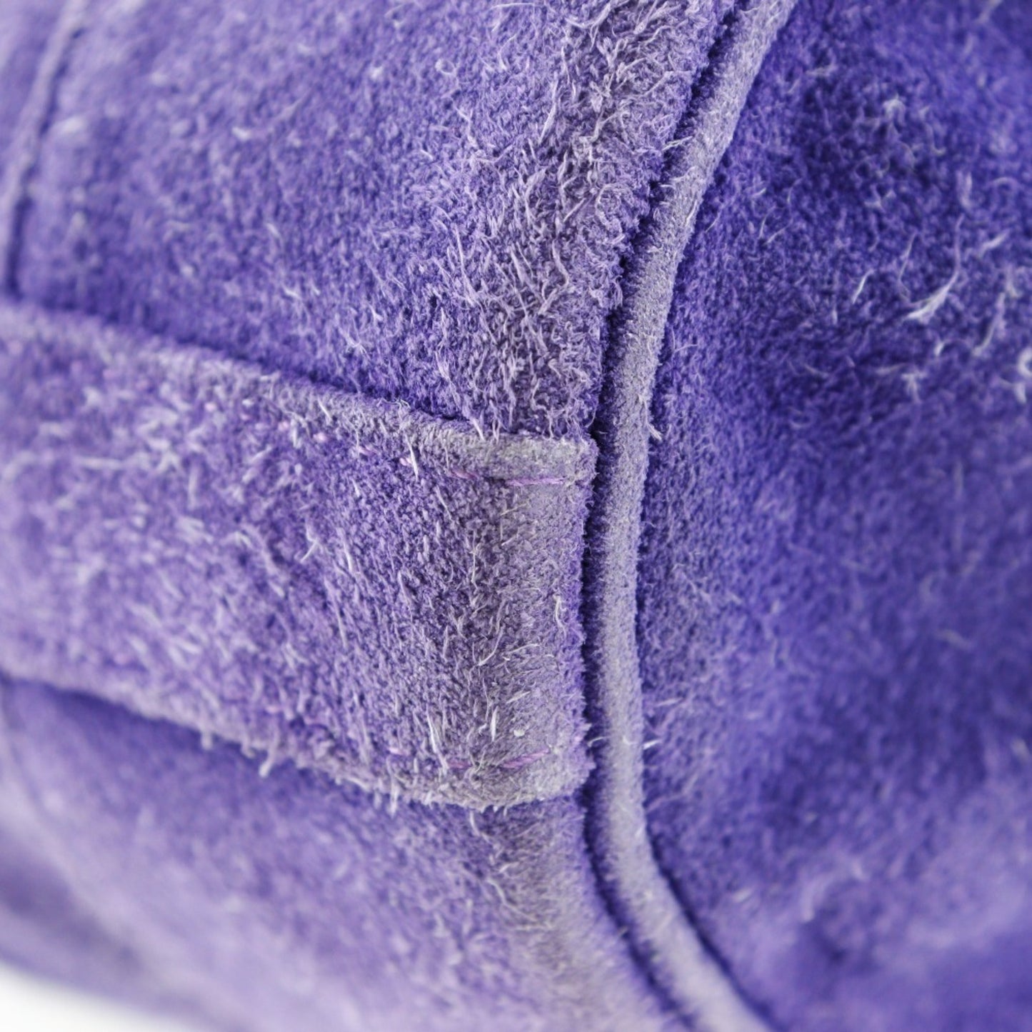 Hermes Purple Suede Shoulder Bag ( )