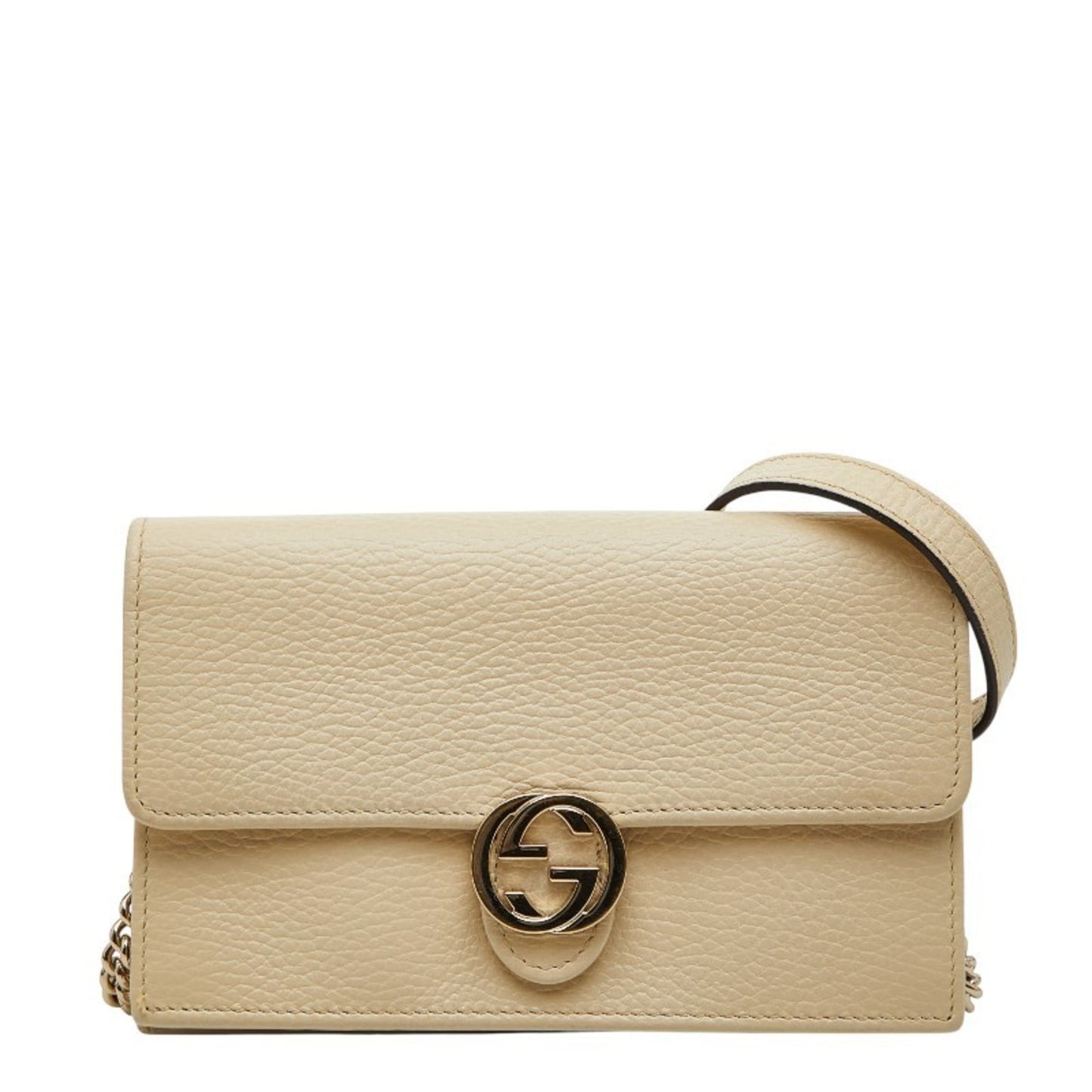 Gucci White Leather Shoulder Bag ( )