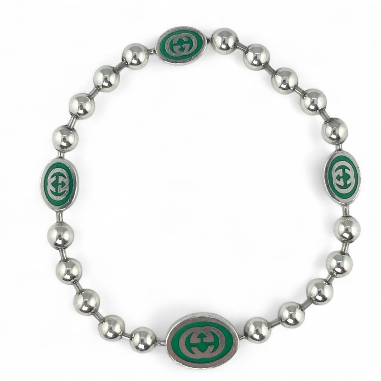 Gucci Green Charm Bracelet ( )