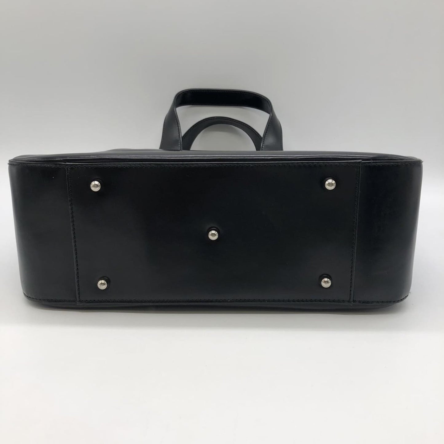 Gucci Black Leather Handbag Shoulder Bag ( )