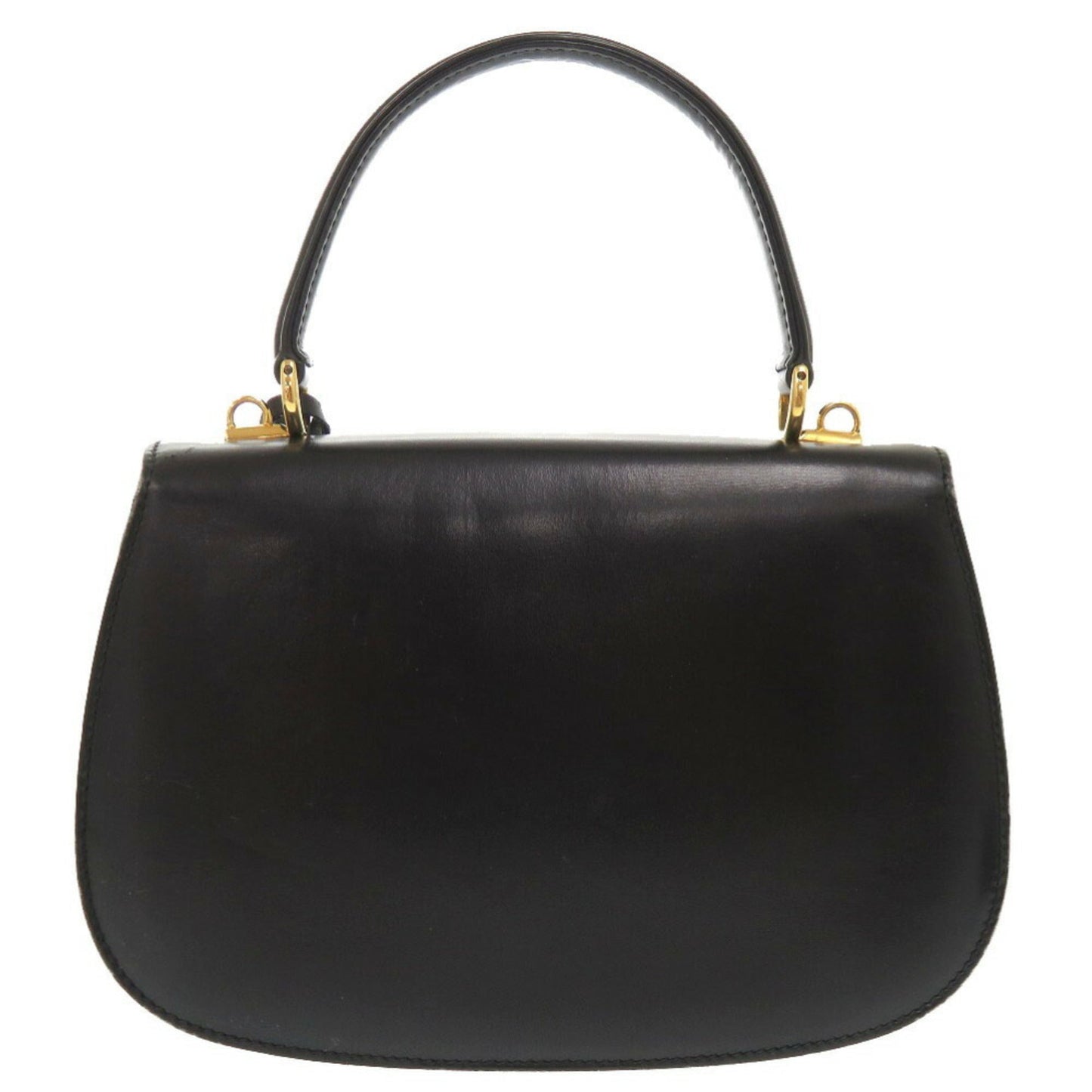 Gucci Black Leather Handbag ( )
