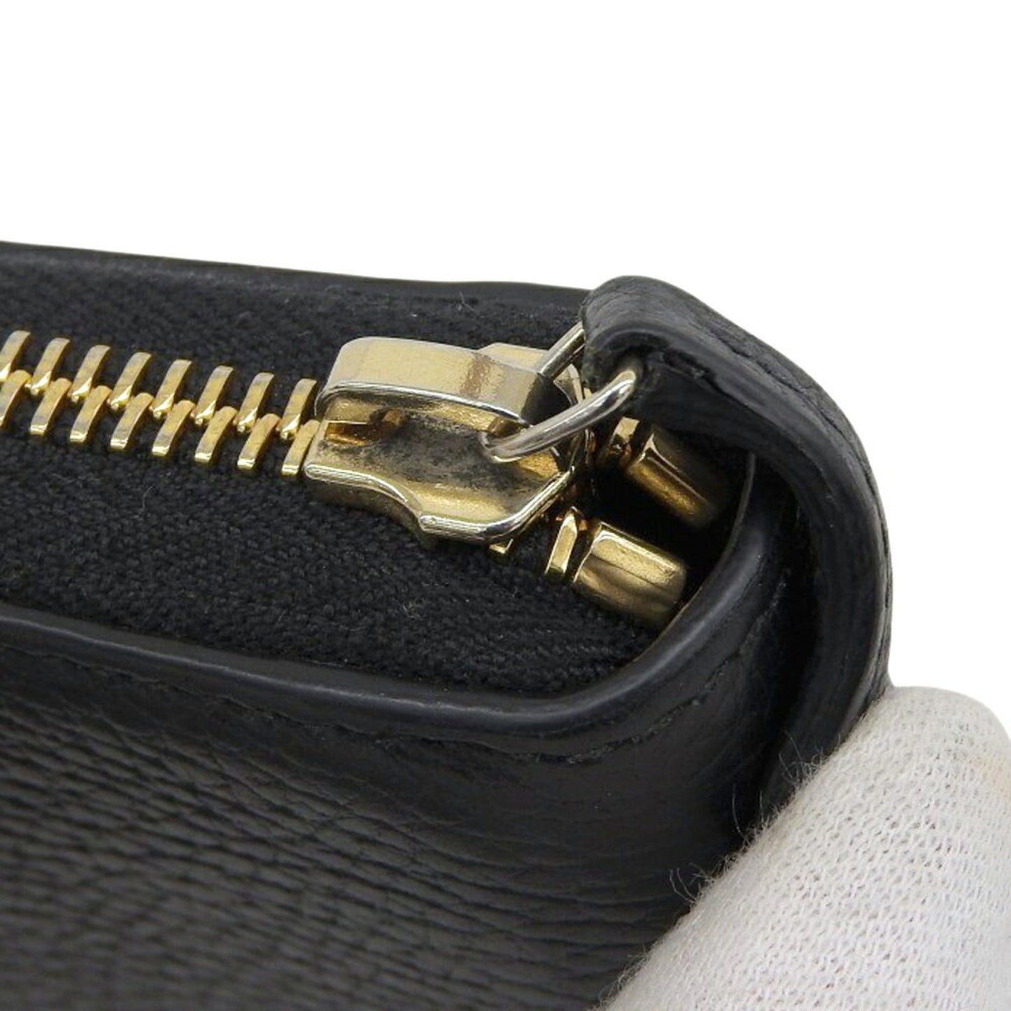 Gucci Black Leather Long Wallet (Bi-Fold) ( )