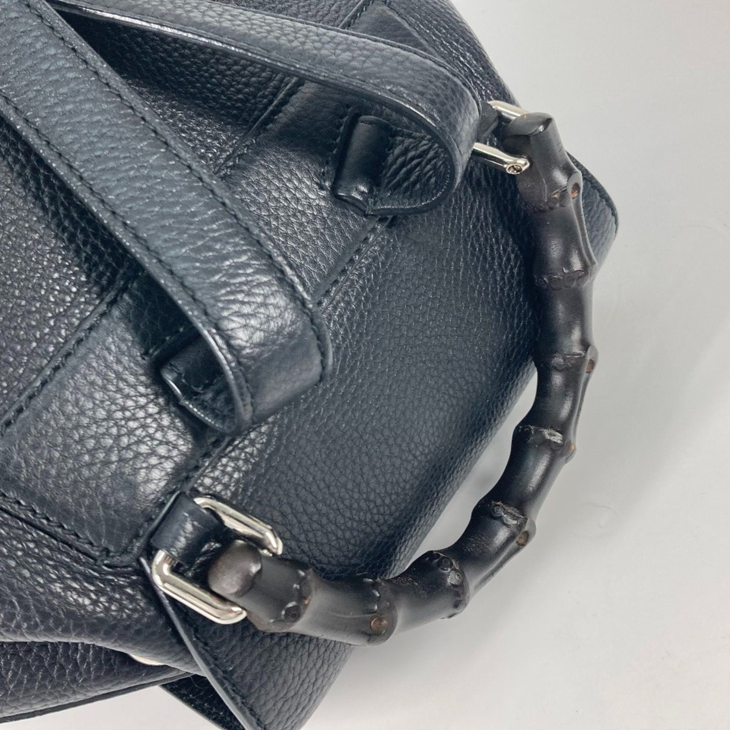 Gucci Black Leather Backpack ( )