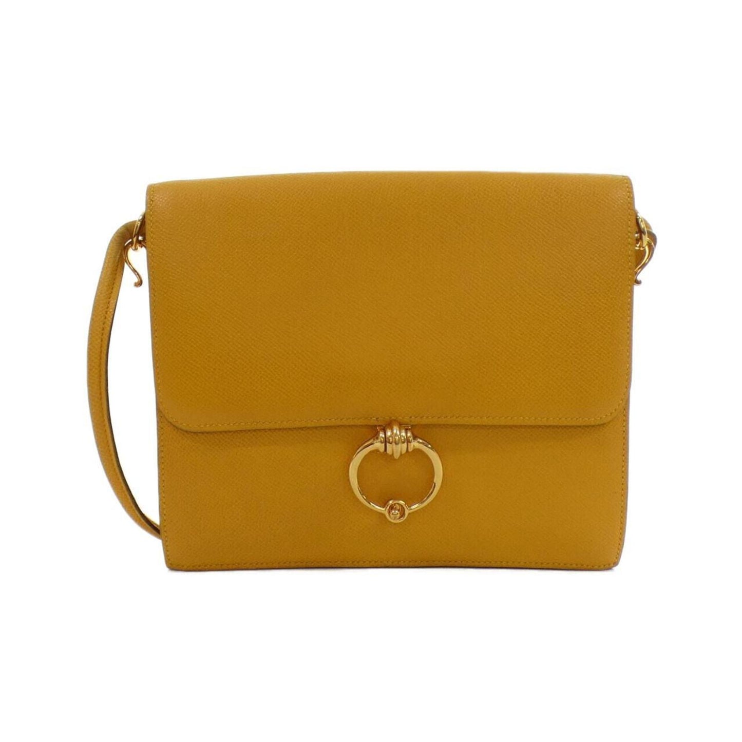 Hermes Jaune Courchevel Leather Shoulder Bag ( )
