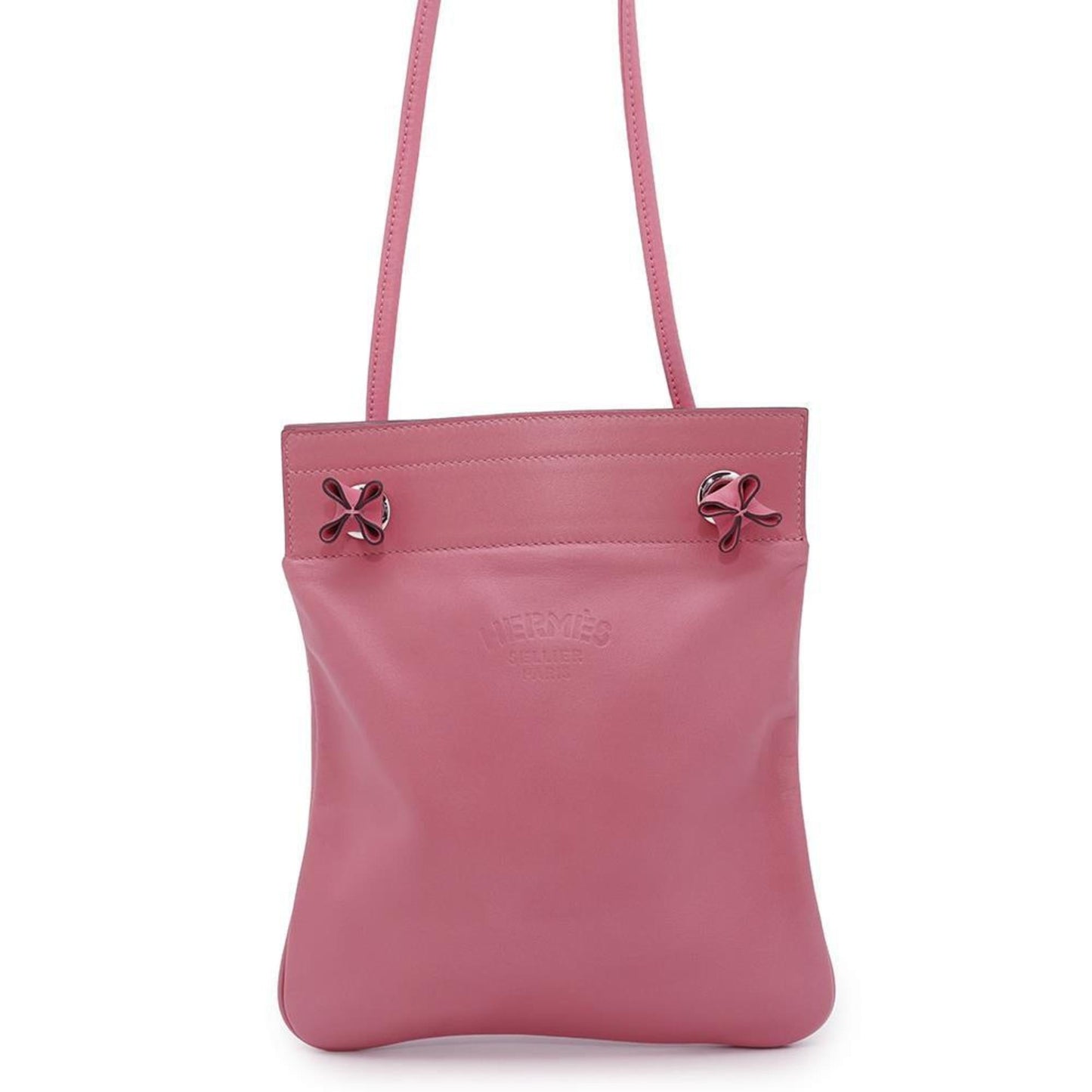 Hermes Kara Rose Azalee Swift Leather Shoulder Bag ( )