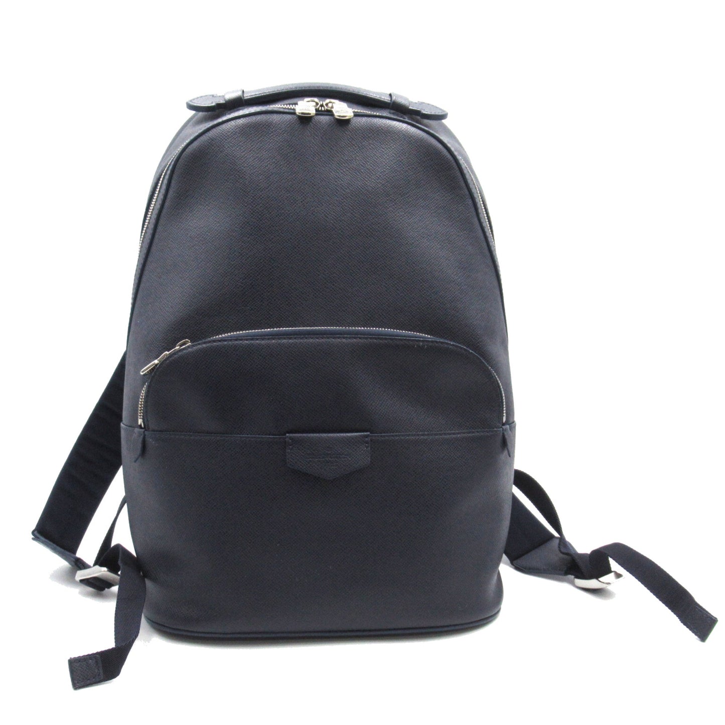 LOUIS VUITTON Anton Backpack Navy Blue Marine Taiga leather