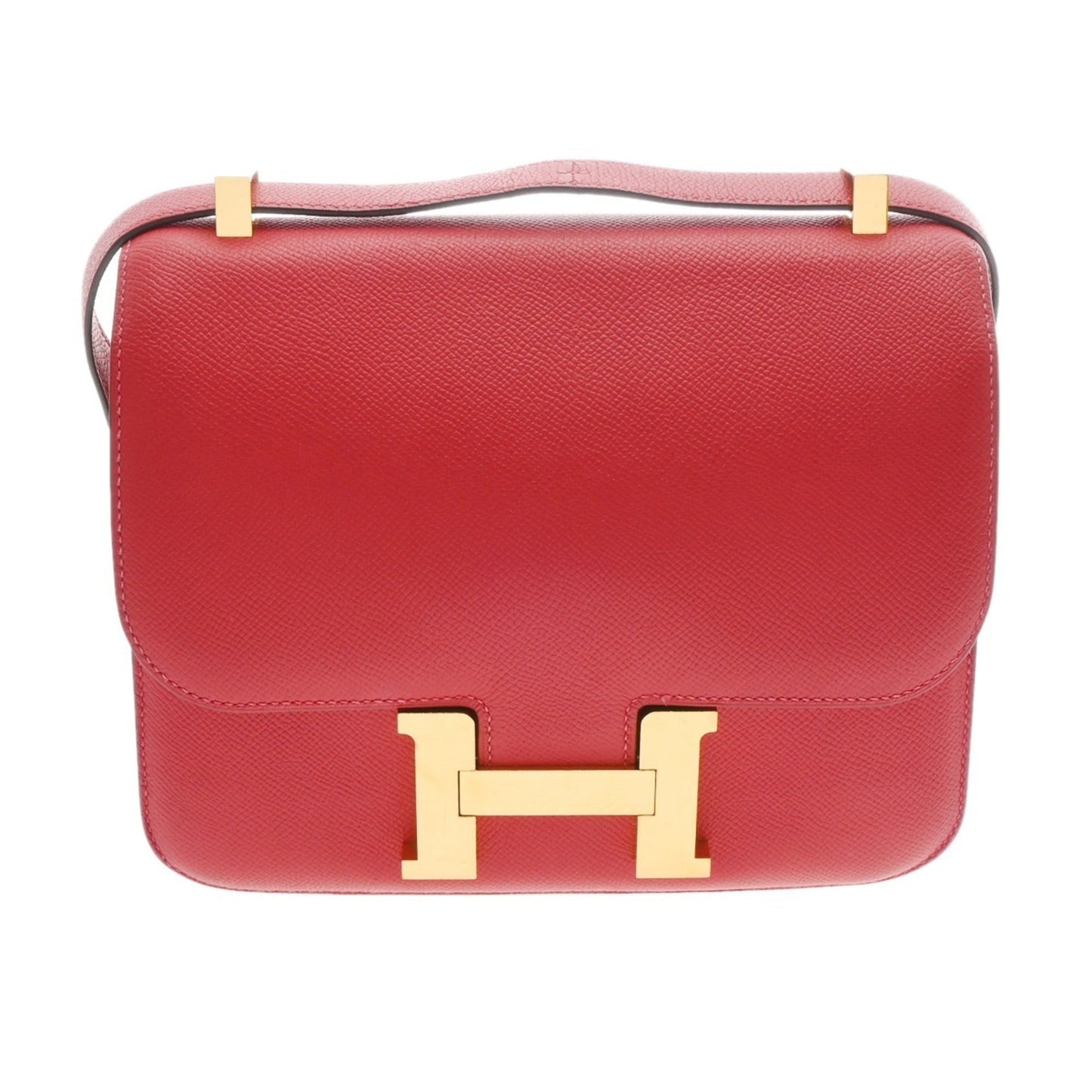 Hermes Constance Rouge Casaque Epsom Leather Shoulder Bag ( )