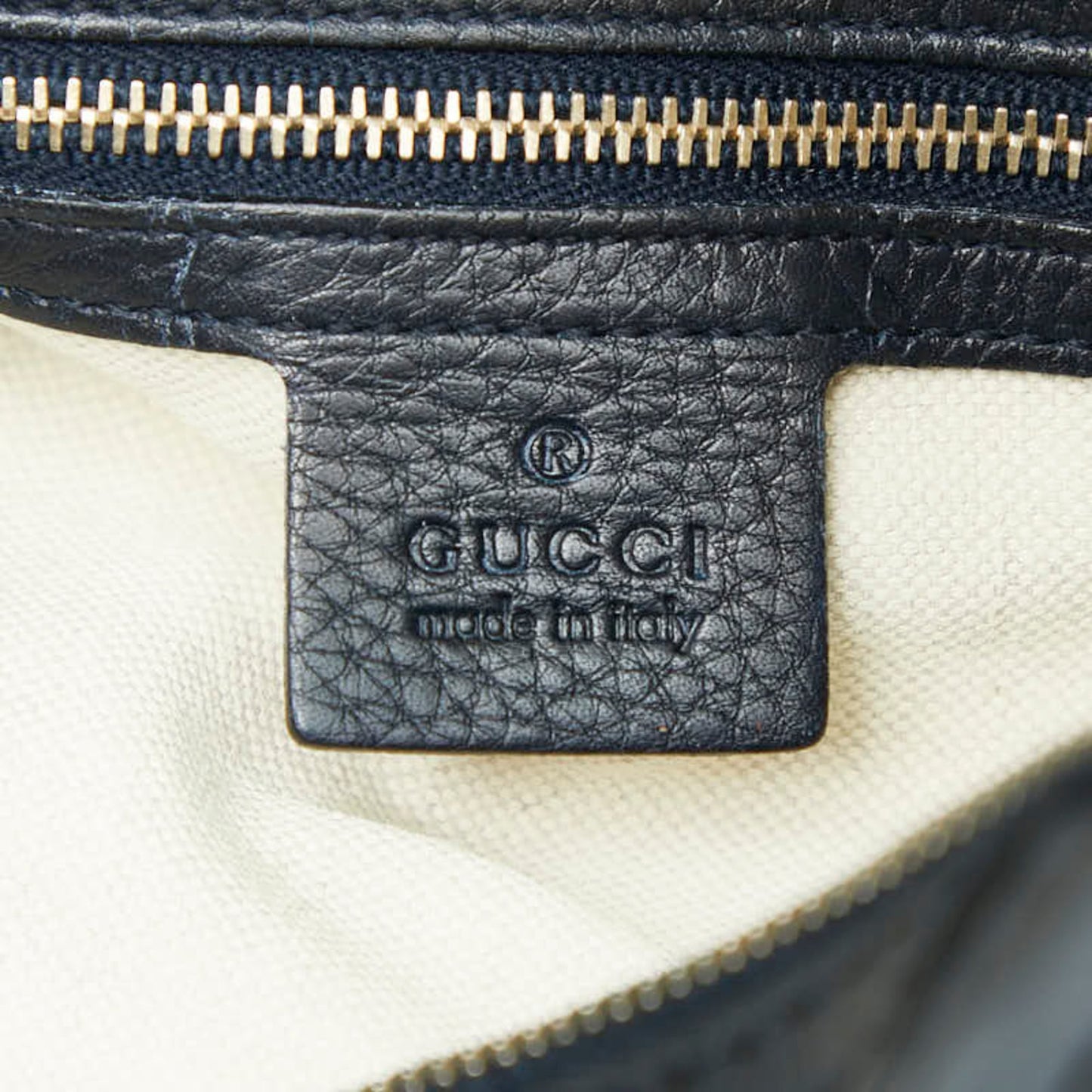 Gucci Black Multi-Color Canvas Leather Boston Bag Shoulder Bag ( )