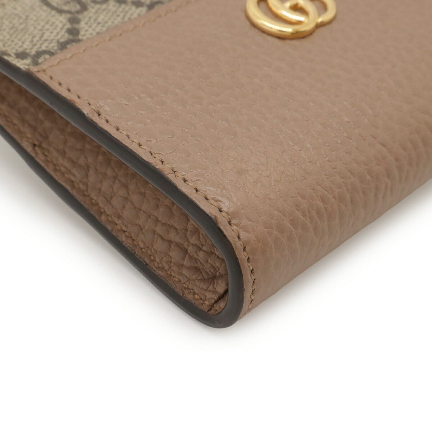 Gucci Gg Supreme Beige Pink Beige Gg Supreme Leather Coin Purse/Coin Case ( )