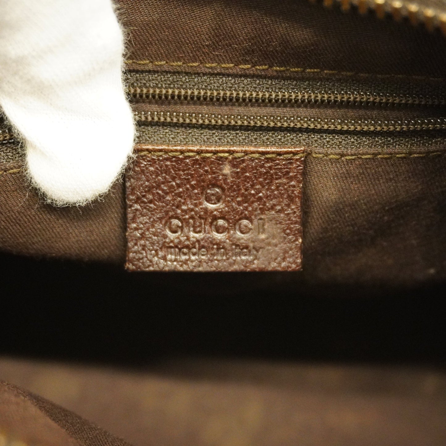 GUCCI Auth  GG Canvas Shoulder Bag 115002 Women's Shoulder Bag Beige,Brown