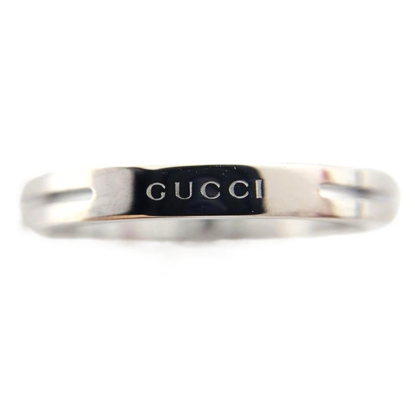 Gucci White Gold White Gold (18K) Band Ring ( )
