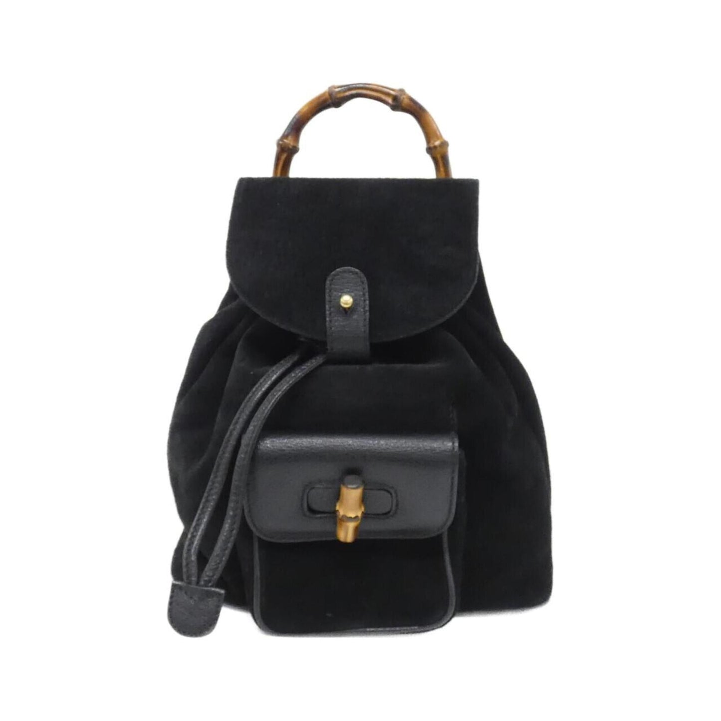 Gucci Black Suede Backpack ( )