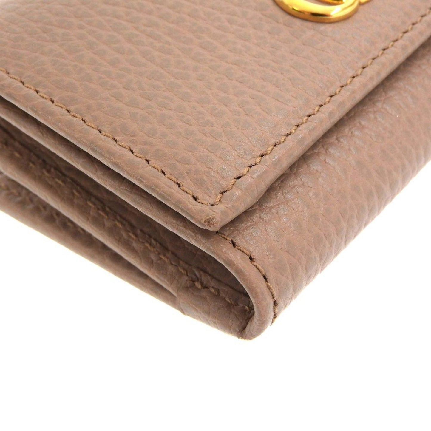 Gucci Beige Leather Coin Purse/Coin Case ( )