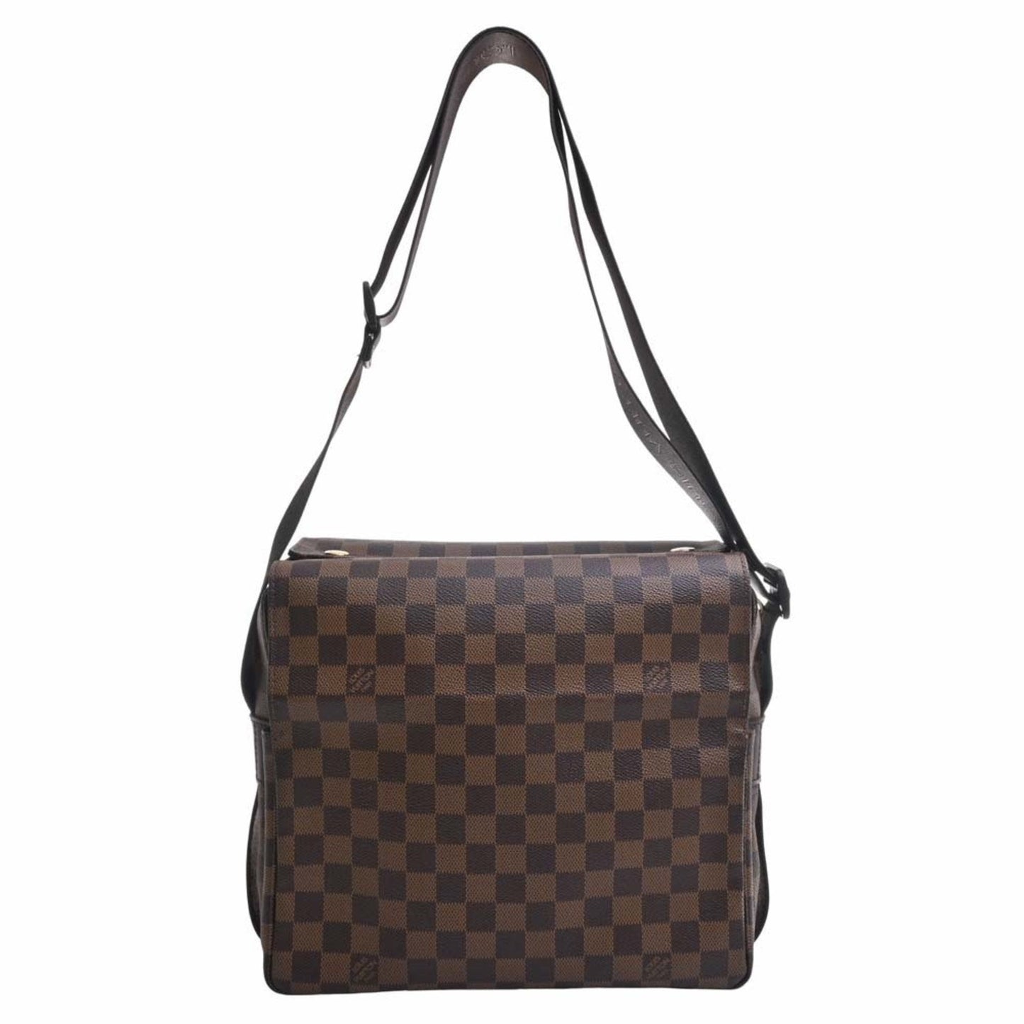 LOUIS VUITTON Damier Naviglio Shoulder Bag N45255 Brown Women's