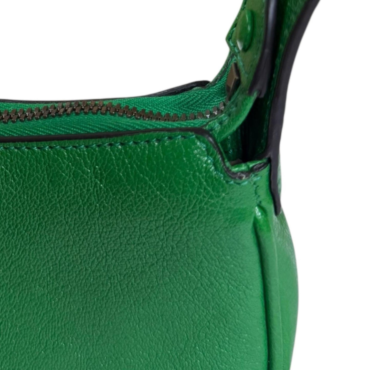 Gucci Green Leather Handbag ( )