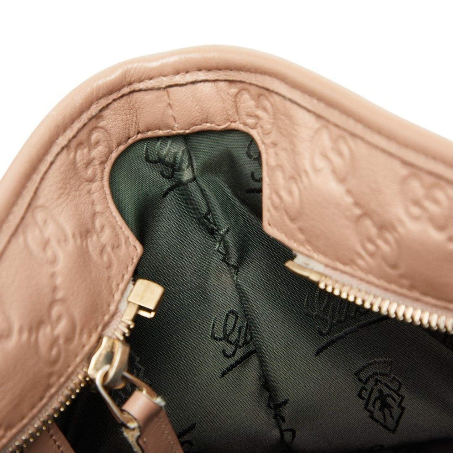 Gucci Beige Leather Handbag Tote Bag ( )