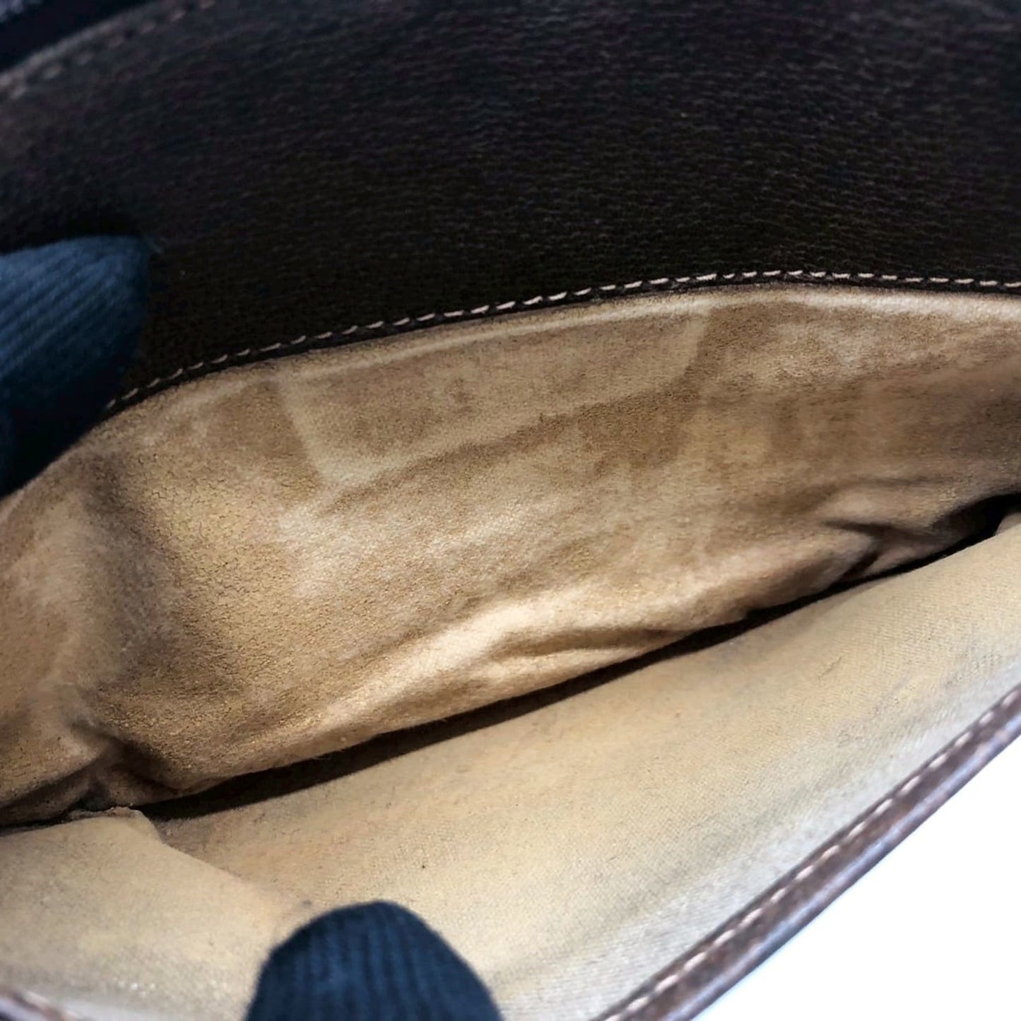 Gucci Brown Gg Supreme Shoulder Bag ( )
