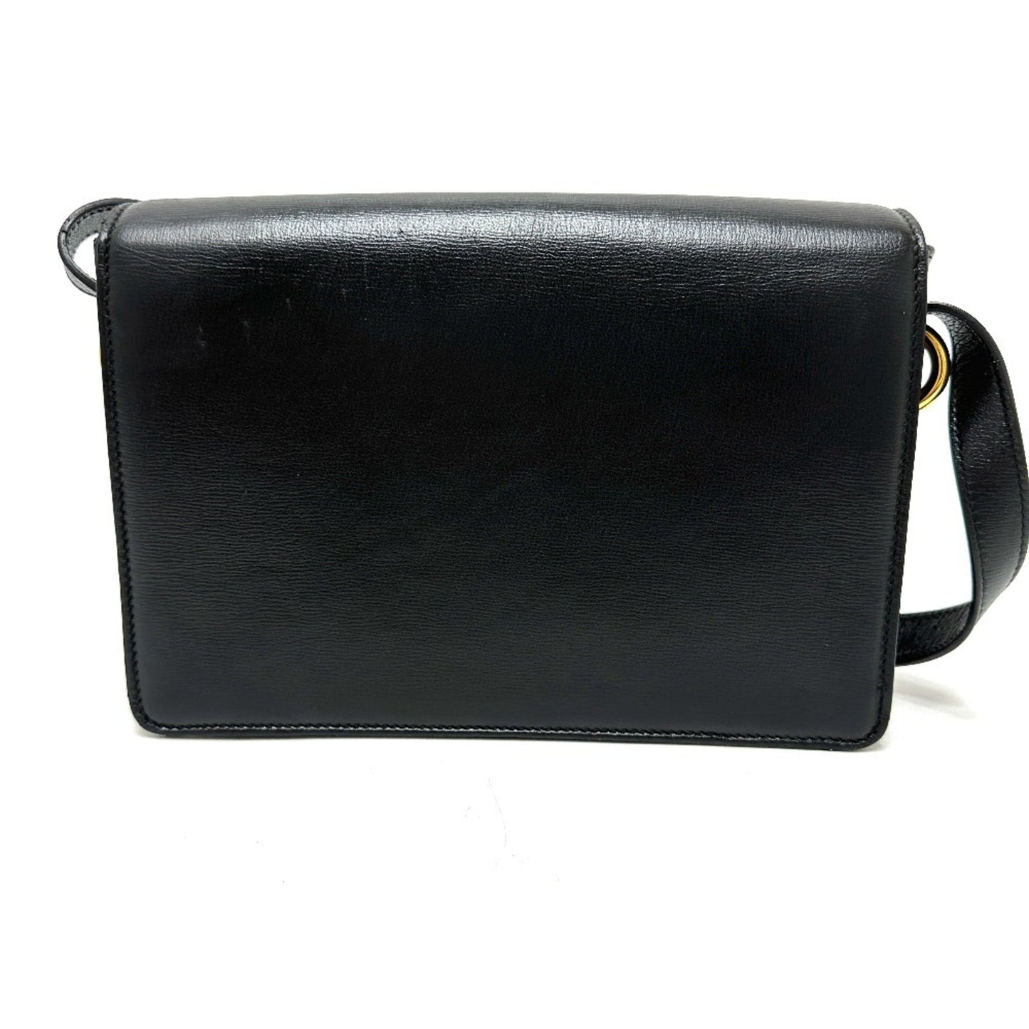 Gucci Black Leather Shoulder Bag ( )