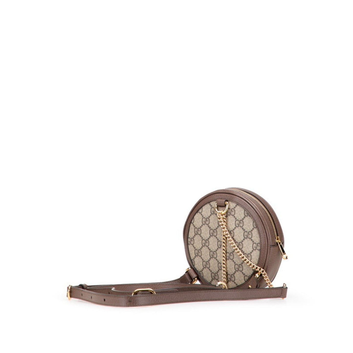 Gucci Beige Brown Pvc Leather Backpack ( )