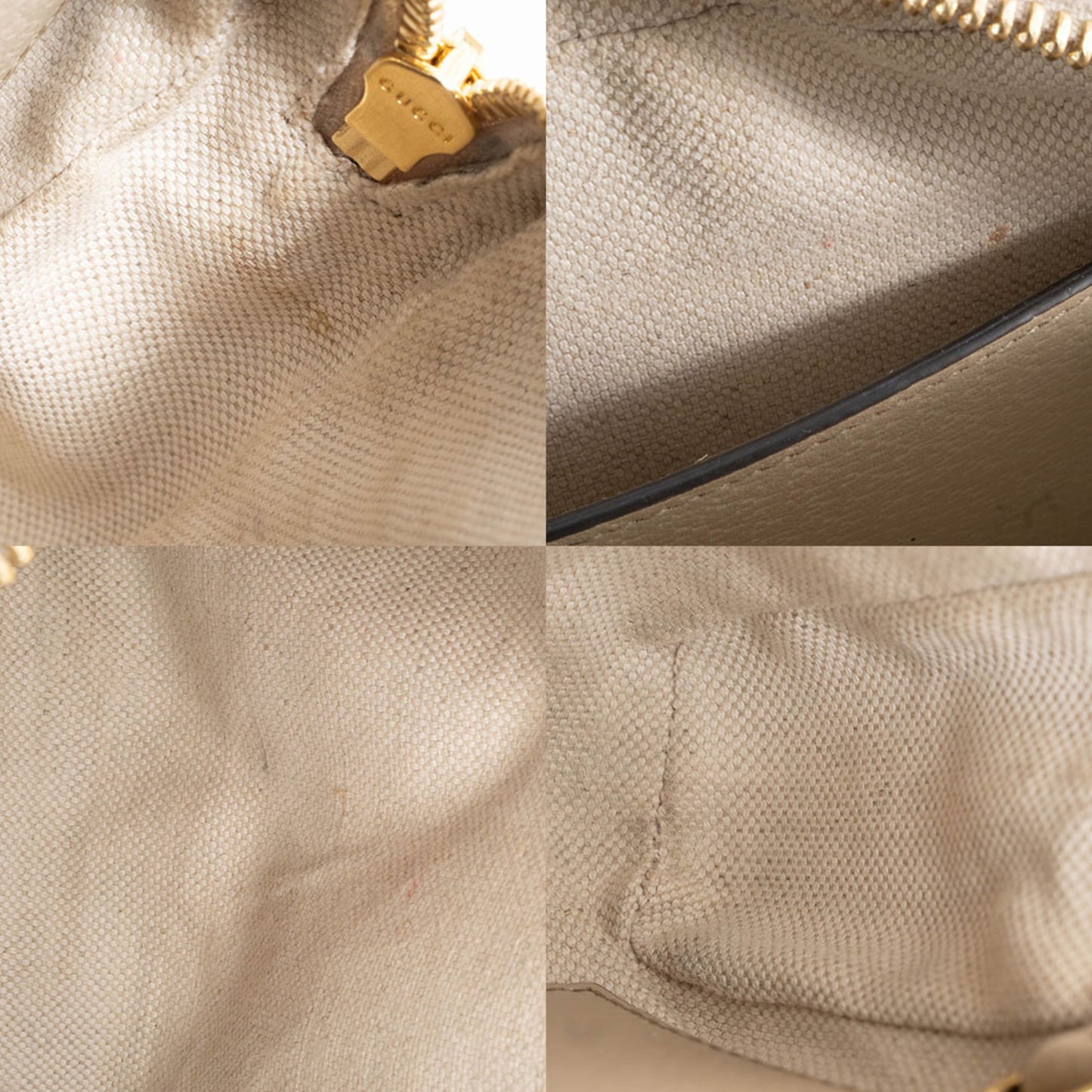 Gucci Beige Gg Supreme Leather Shoulder Bag ( )