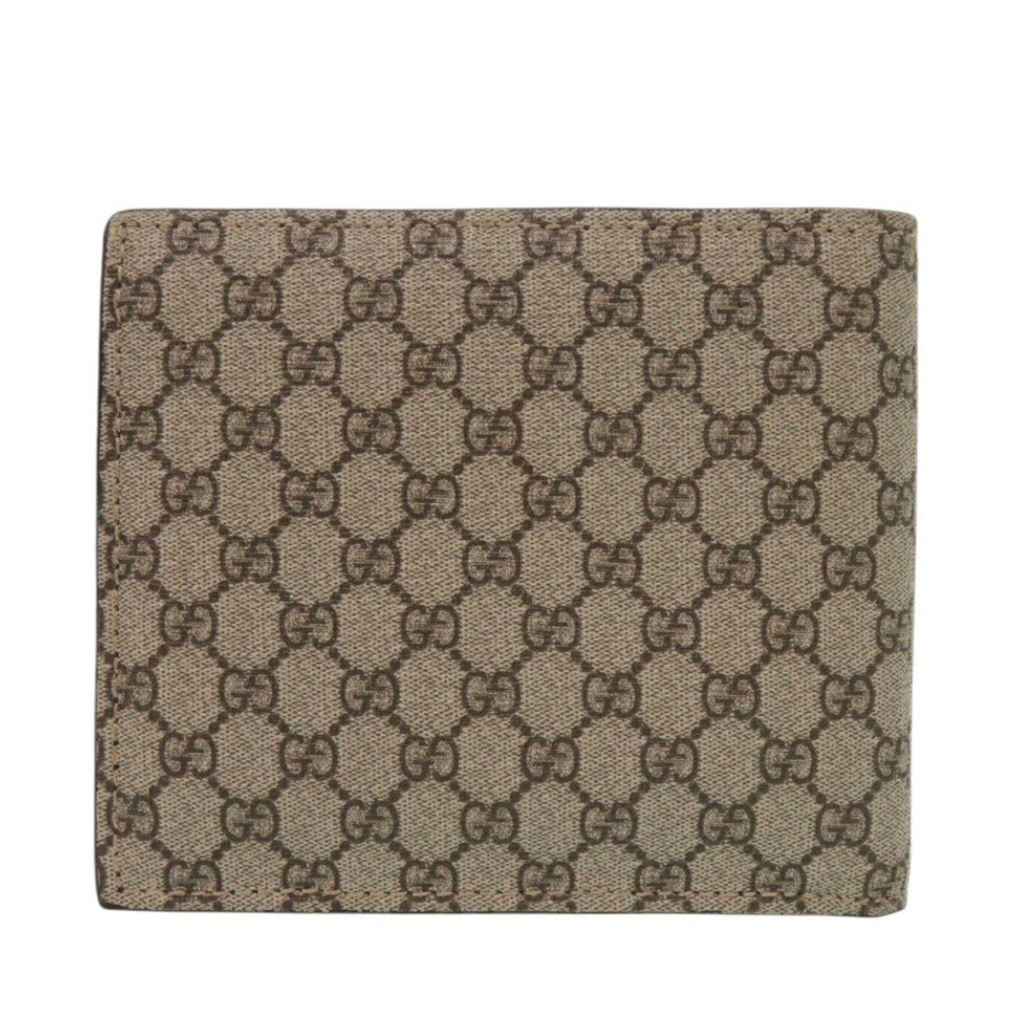 Gucci Brown Gg Supreme Wallet (Bi-Fold) ( )