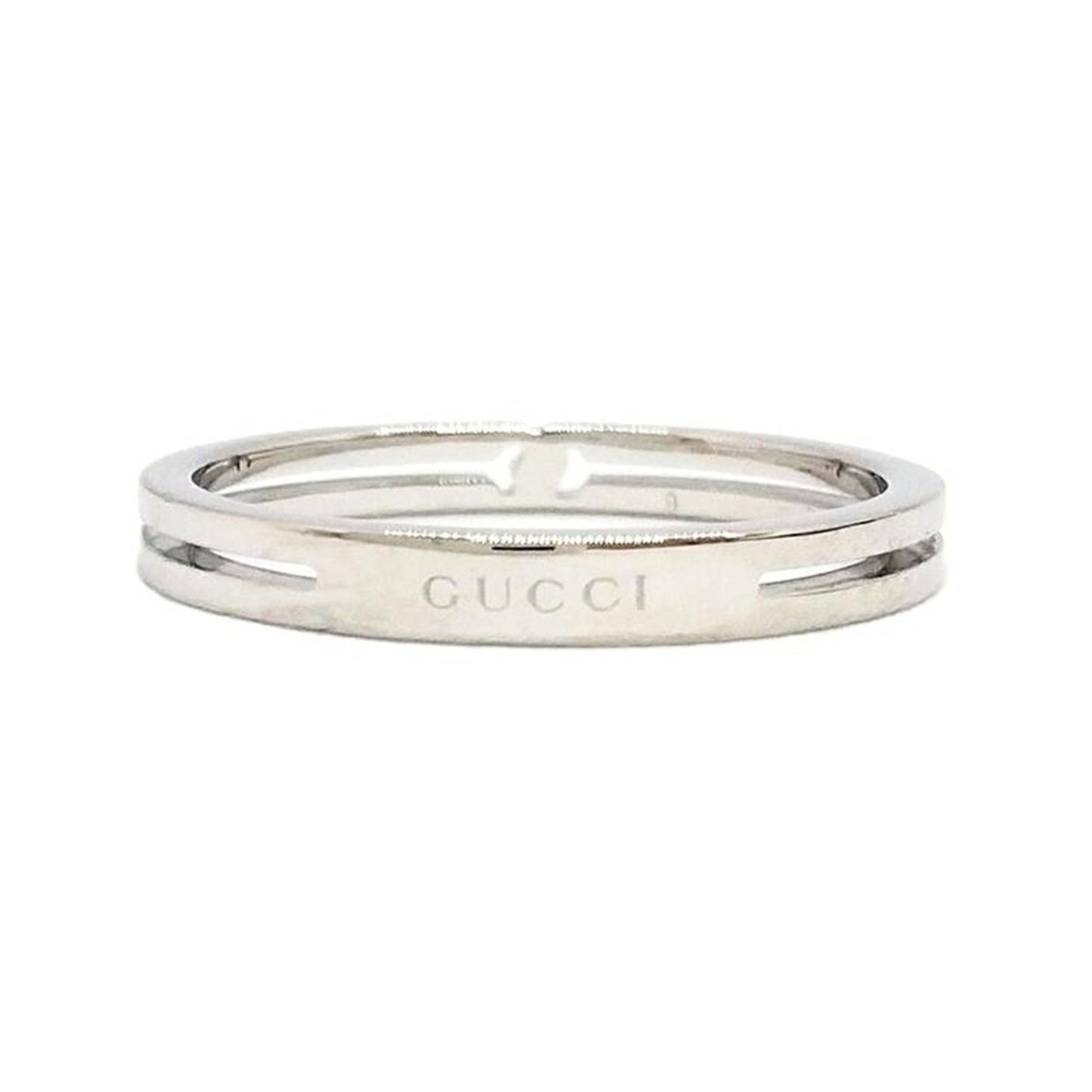 Gucci White Gold White Gold (18K) Band Ring ( )