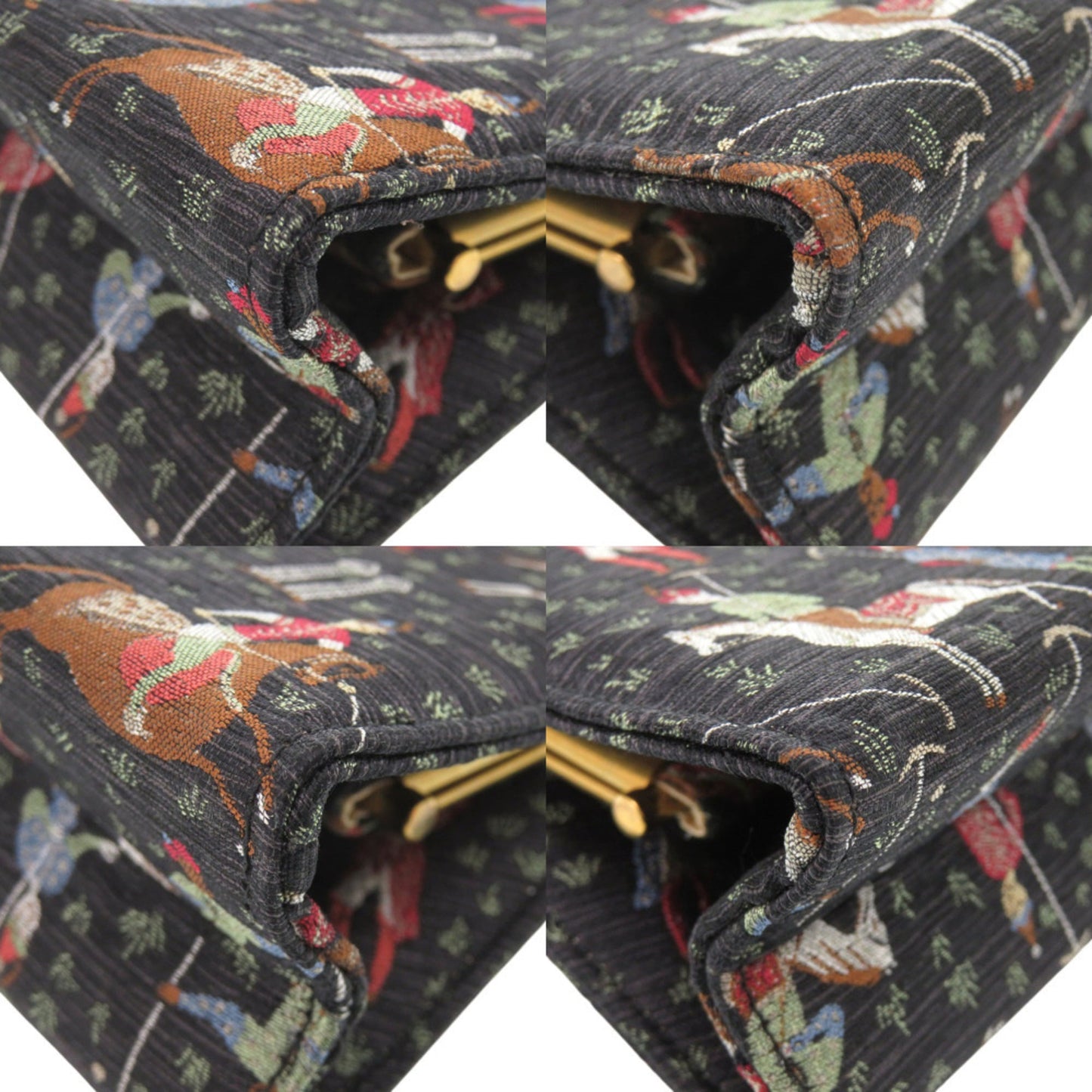 Gucci Black Canvas Clutch Bag ( )