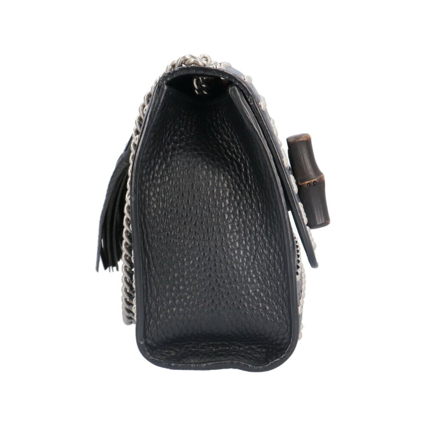 Gucci Black Leather Shoulder Bag ( )