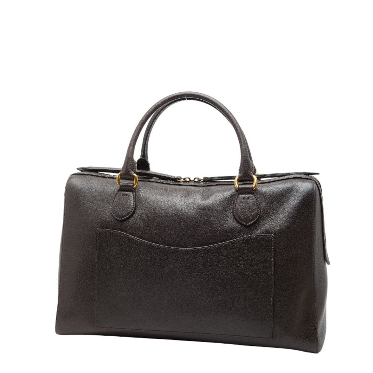 Gucci Brown Leather Boston Bag Shoulder Bag ( )