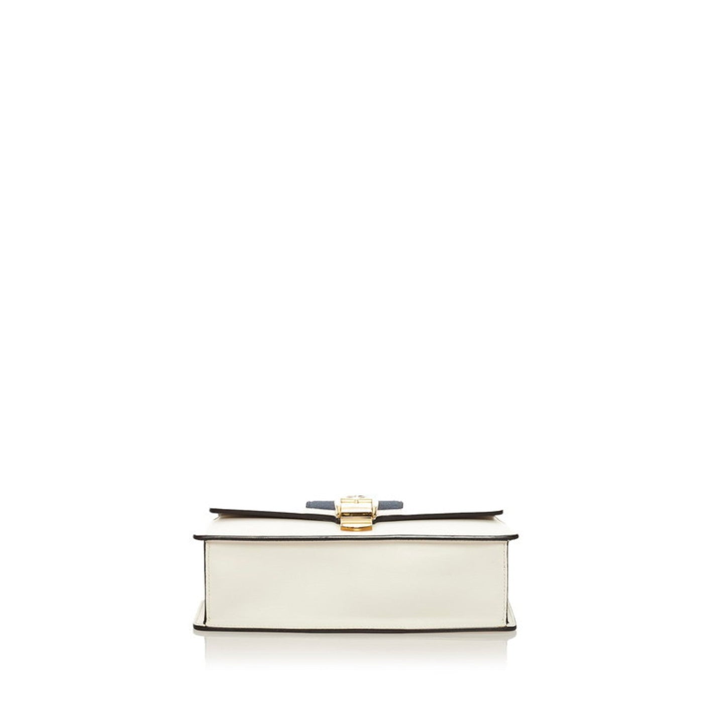 Gucci Sylvie White Leather Shoulder Bag Style 1
