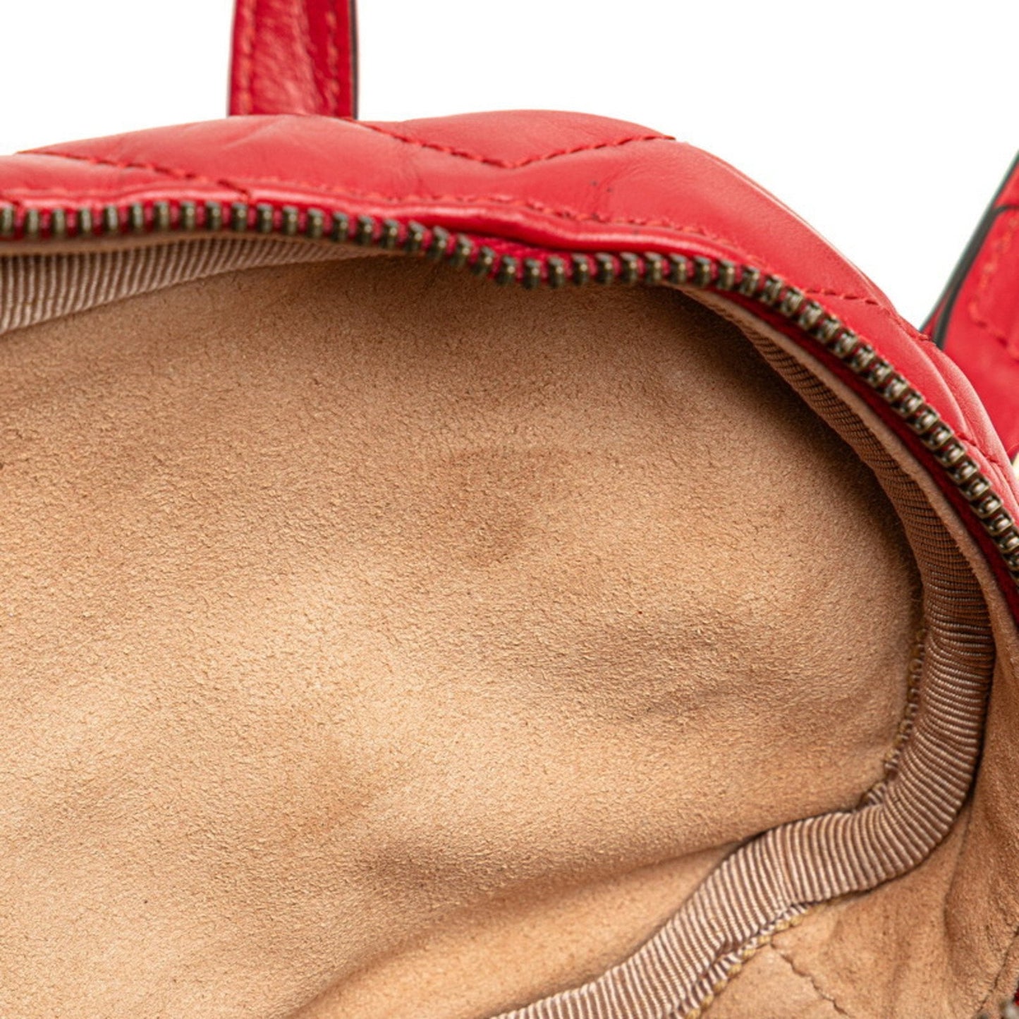 Gucci Gg Marmont Red Color Leather Backpack ( )