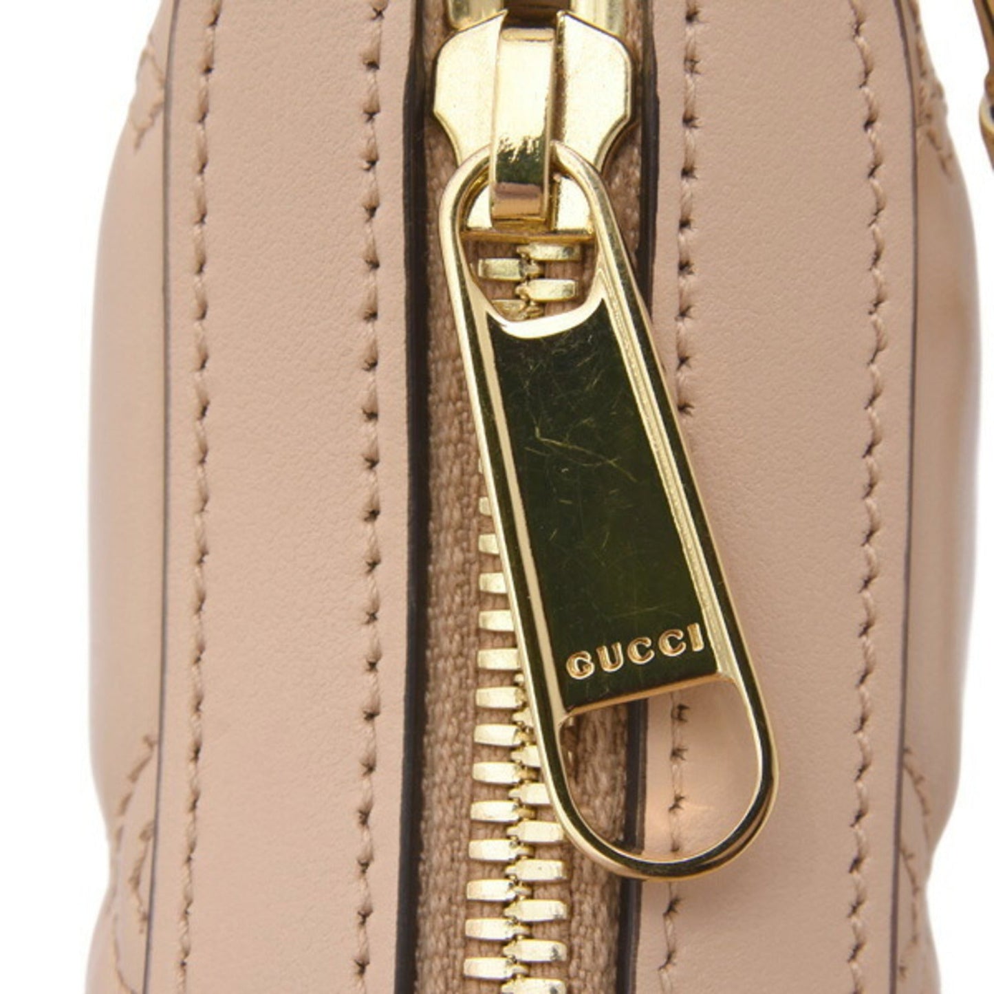 Gucci Beige Leather Handbag Shoulder Bag ( )